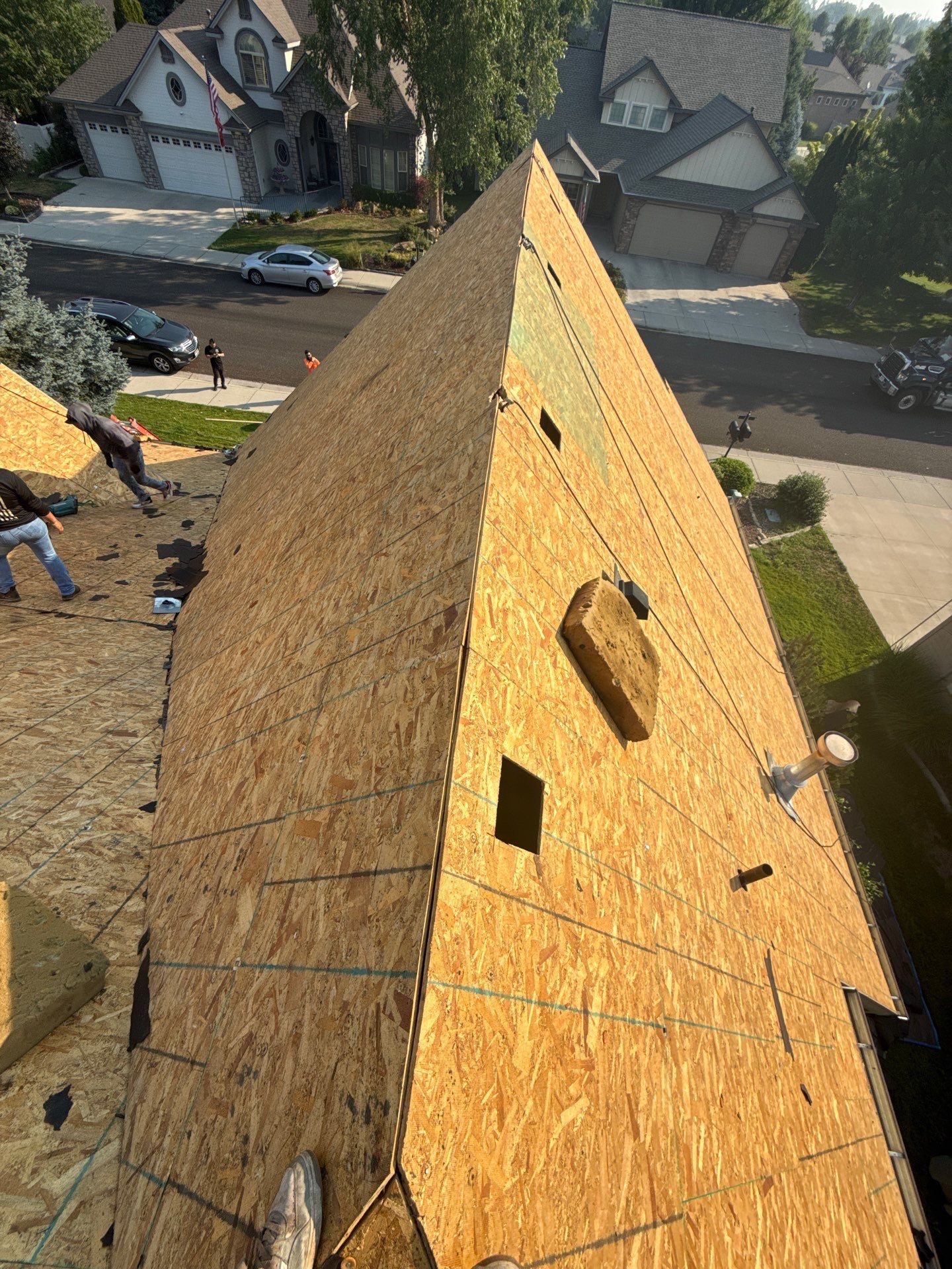 Complete Residential Roof Replacement with Architectural Shingles in Star by Olive Roofing