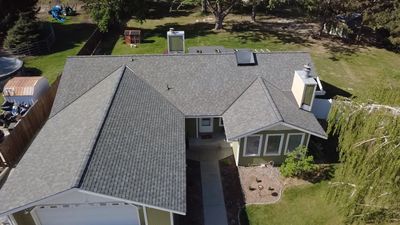 Residential Asphalt Shingle Roof Repair and Chimney Flashing on West 13th Avenue Kennewick, Washington