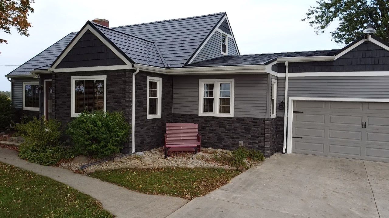 Wind-Resistant Metal Slate Roof Installation in Ossian, Indiana by 4Ever Metal Roofing