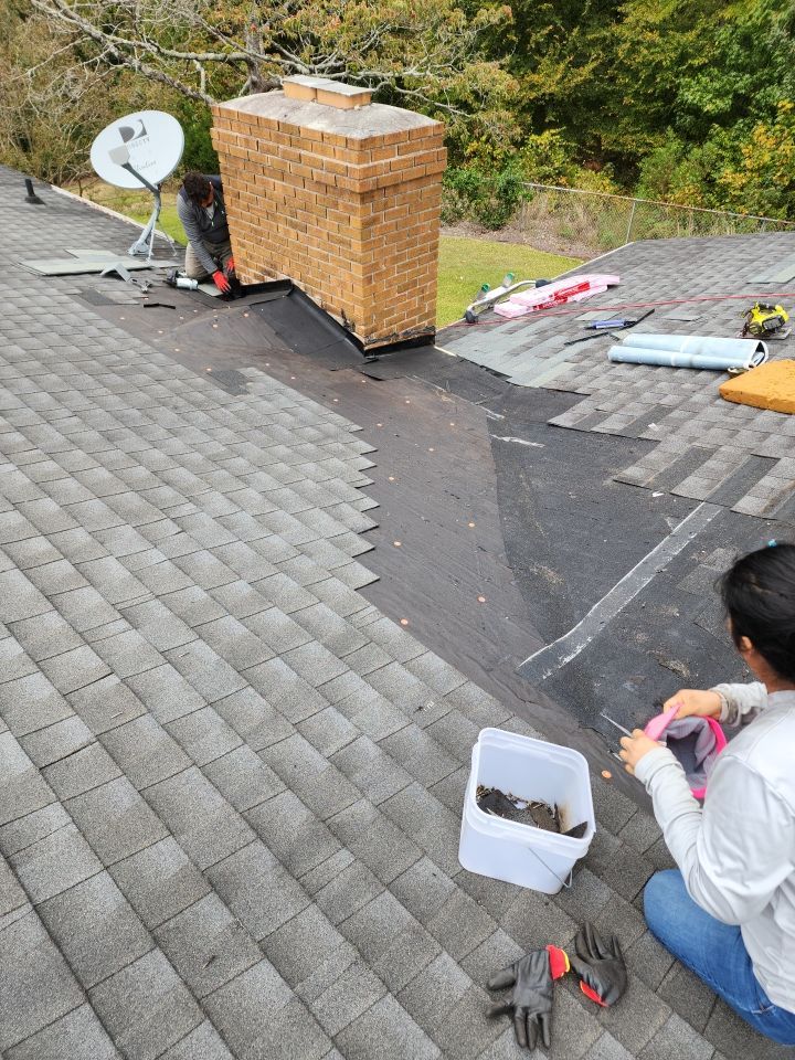 Residential Roofing Repair using Ashphalt Shingles by Indigo State Roofing