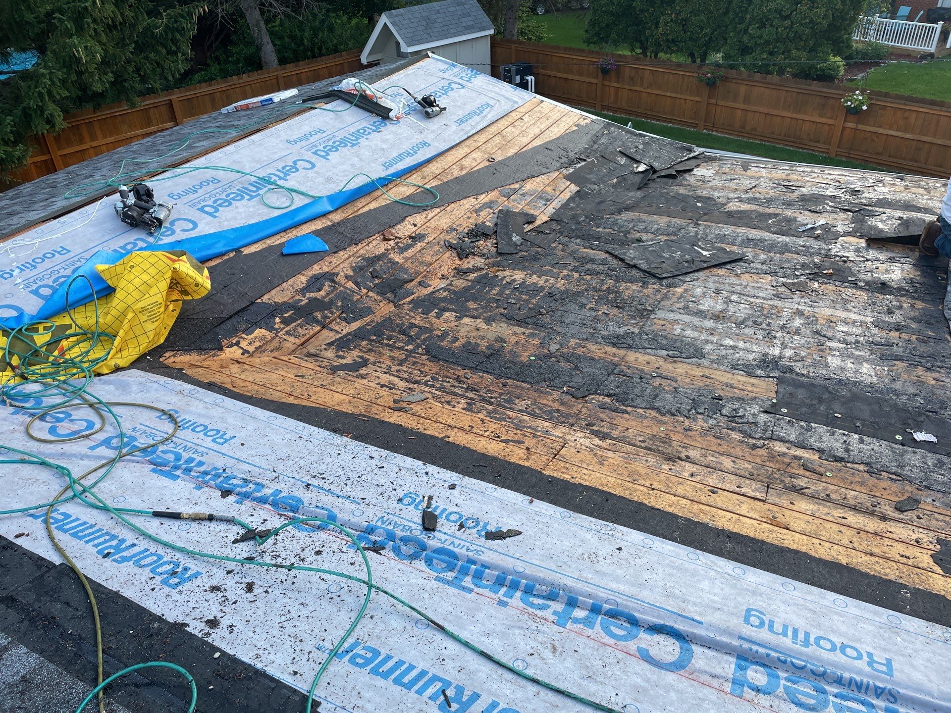 Roof Replacement using CertainTeed Landmark by 180 Contractors