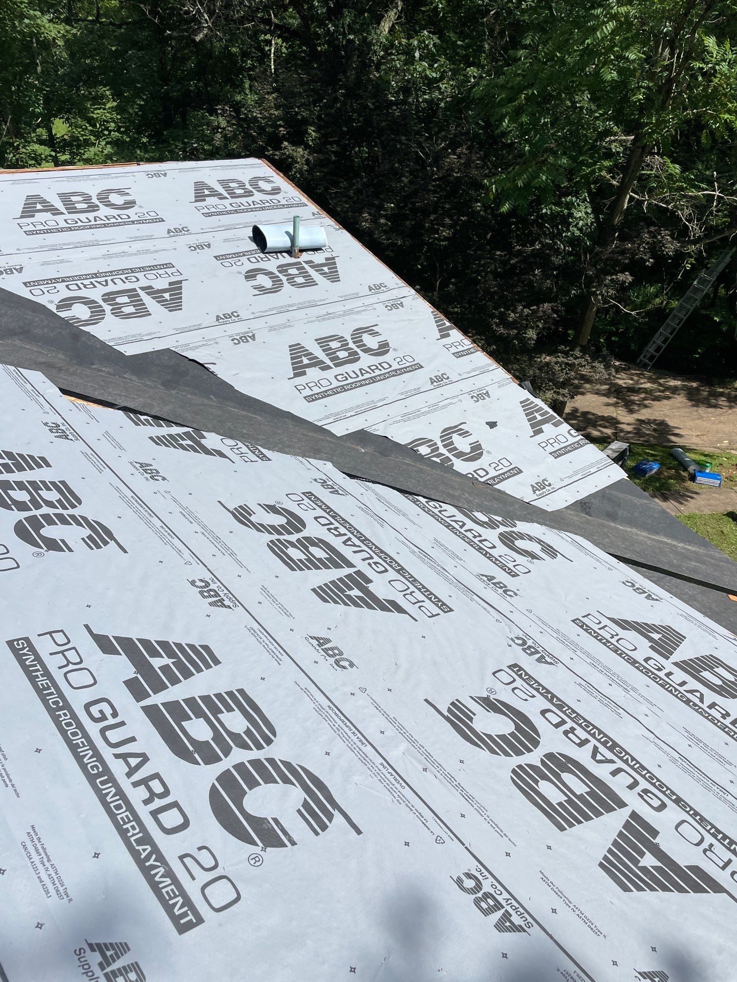 Residential Roofing Installation using GAF Timberline HDZ Shakewood by Rainstoppers Roofing