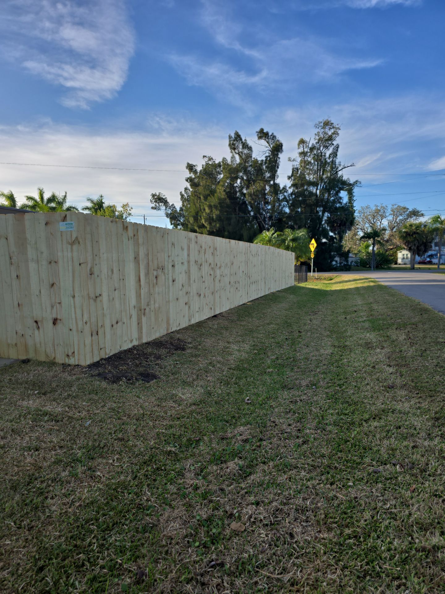 Wood and Chain Link Fence in Port Charlotte by True Fence LLC