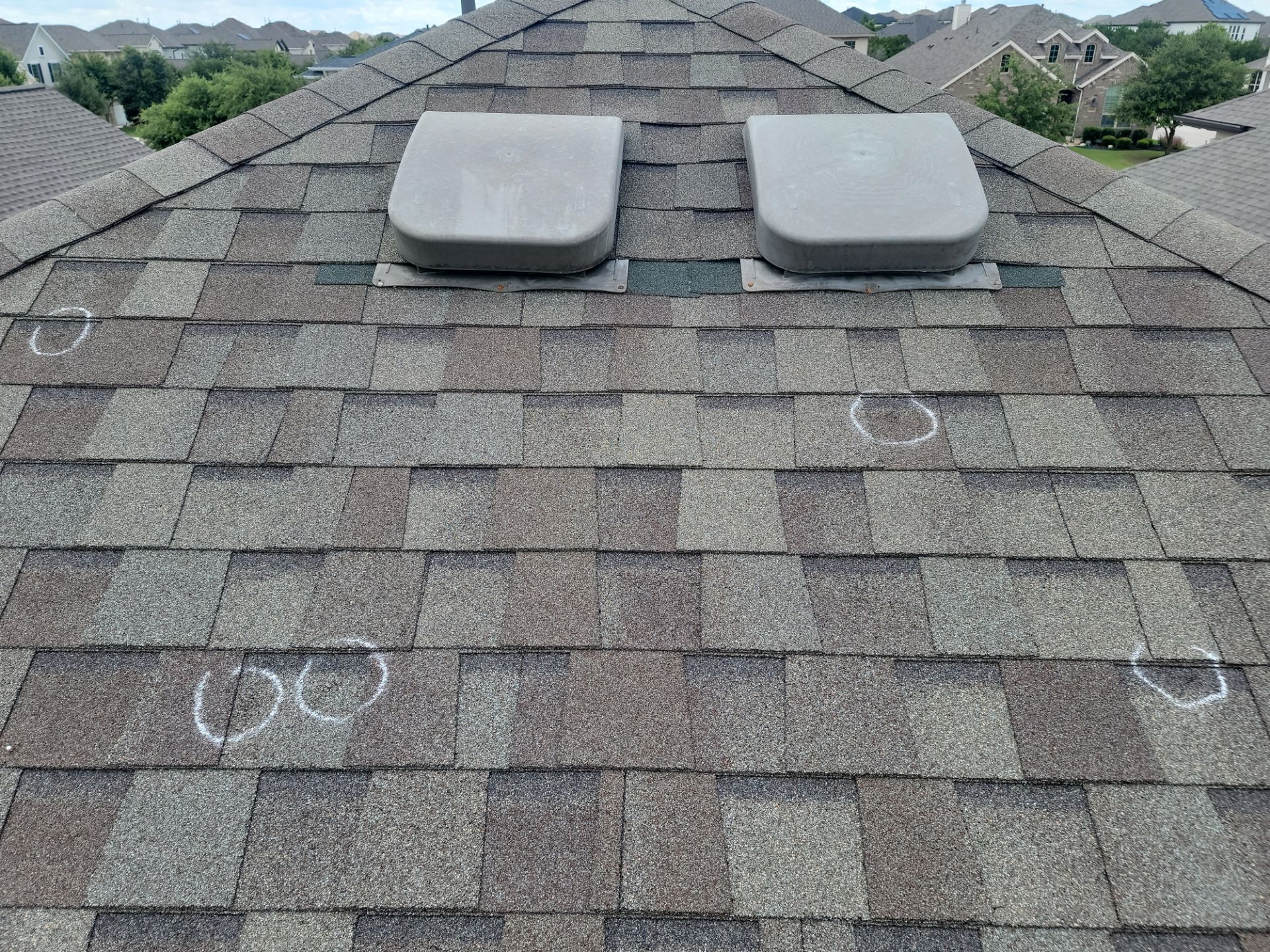 Residential Roof Replacement using Malarkey - Vista AR - Weathered Wood Plus by Action Exteriors Austin