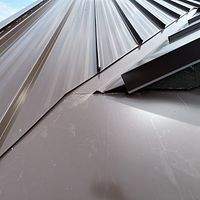 24ga 1.5" Mechanical Seam Mansard Brown  by Total Roofing System The Metal Roof Experts