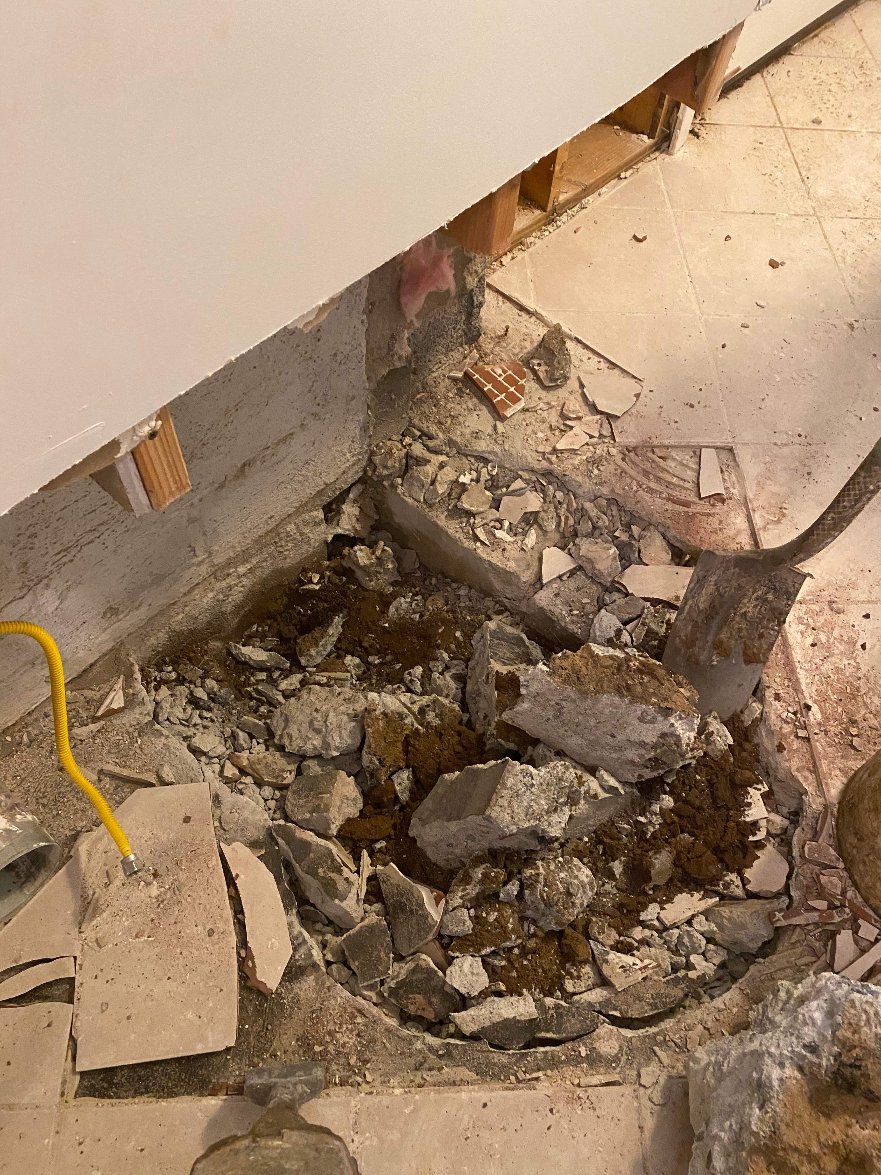 Interior French Drain Job in West Orange, NJ by Pure Service Pro, LLC 