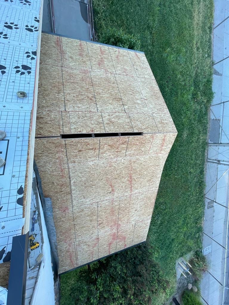 Certainteed Landmark Solaris shingle job at Merced Fairgrounds by Straight Edge Roofing Inc