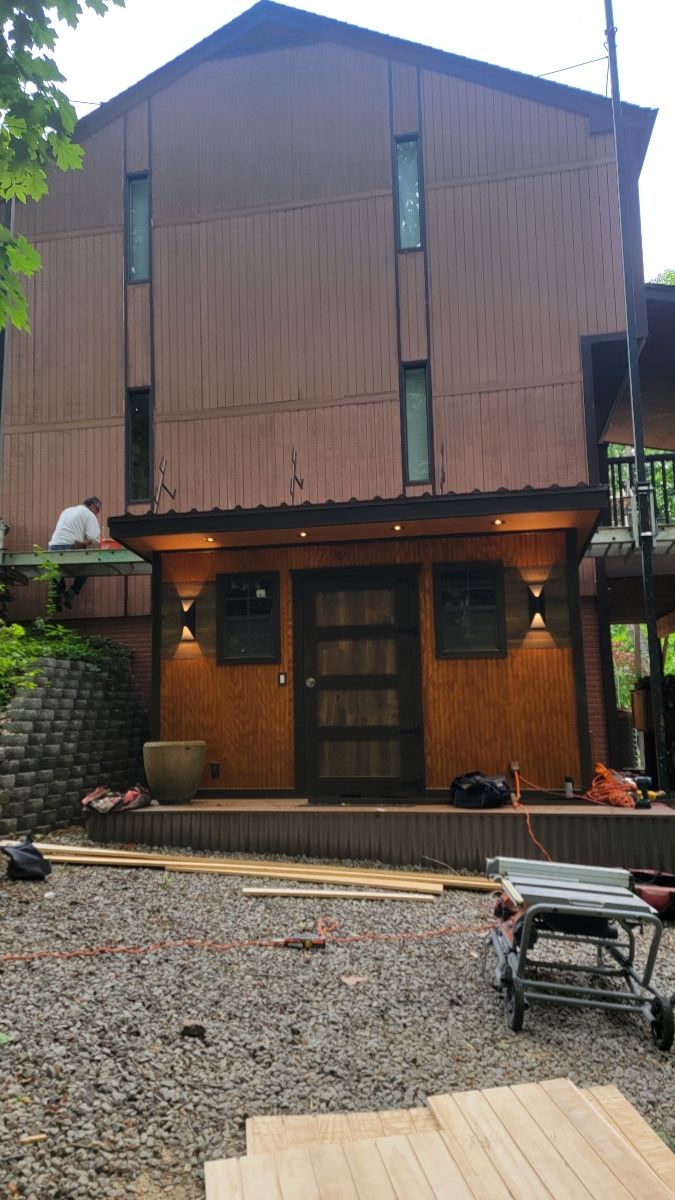 Woodbridge: T1-11 Pywood Panel Siding Installation by RM Banning, Inc.