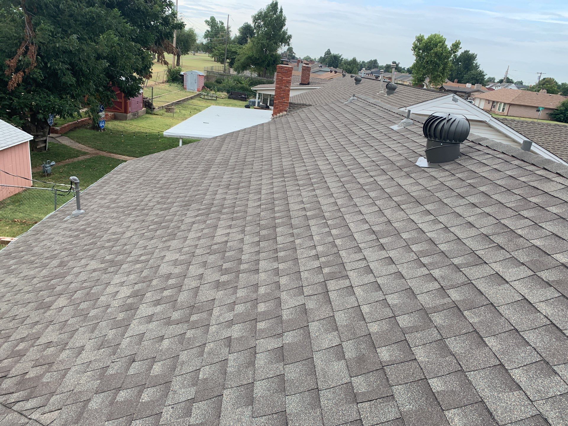 roof and vent replacement in Oklahoma City by McCann's Roofing and Construction