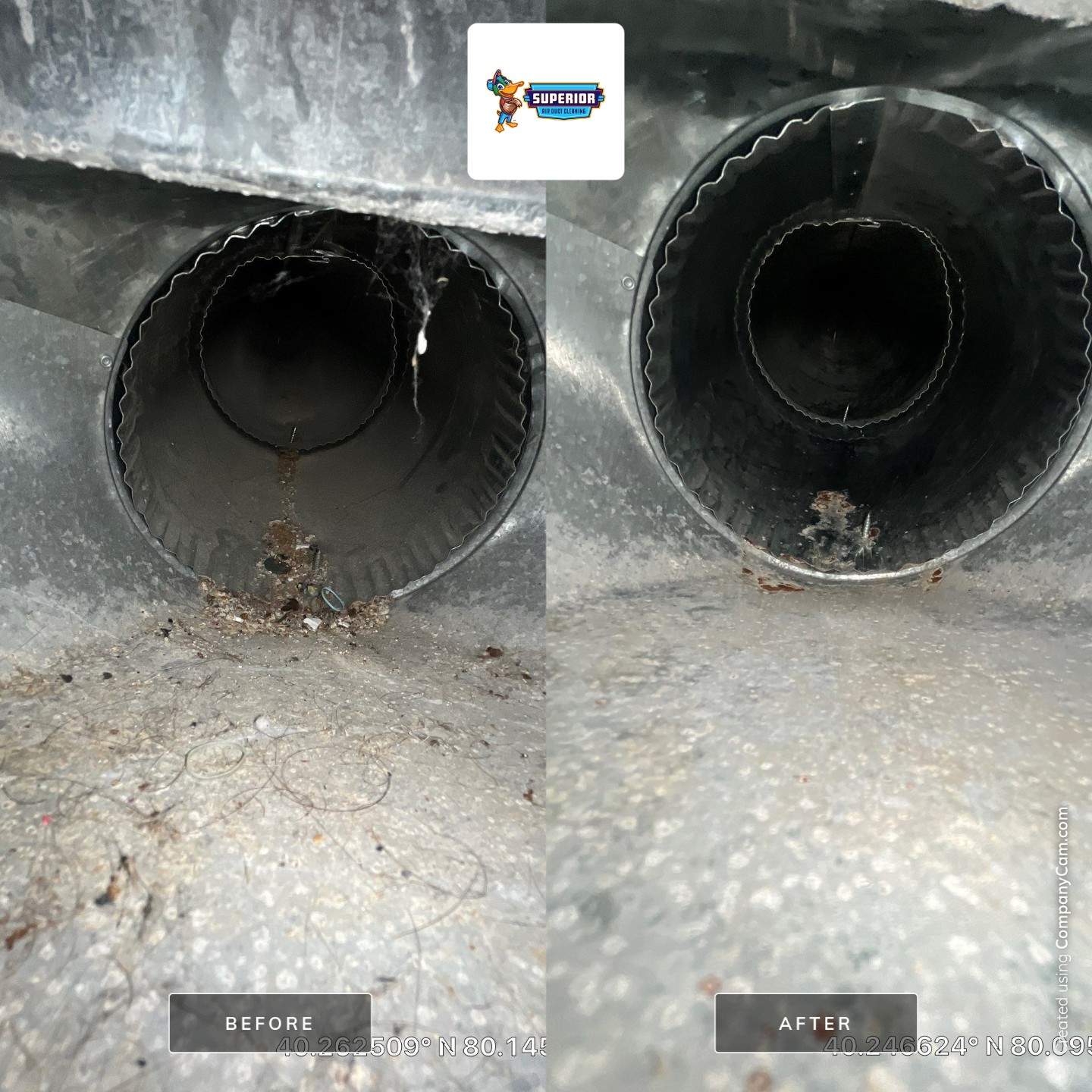 Air Duct Cleaning With a Vacuum Truck in Canonsburg, PA by Superior Air Duct Cleaning