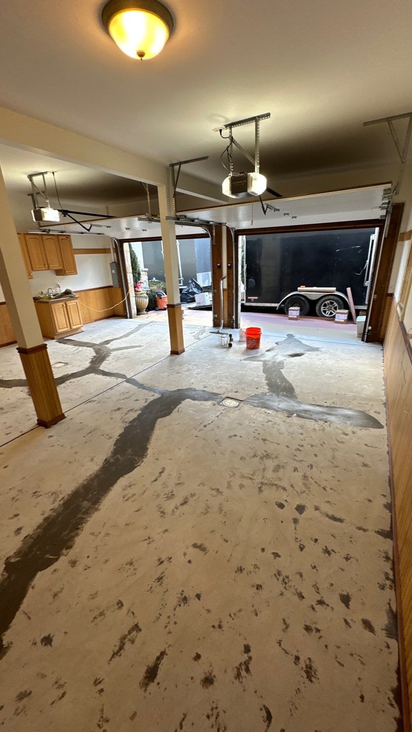 Garage Project in Canonsburg by Floors in a Day, Inc