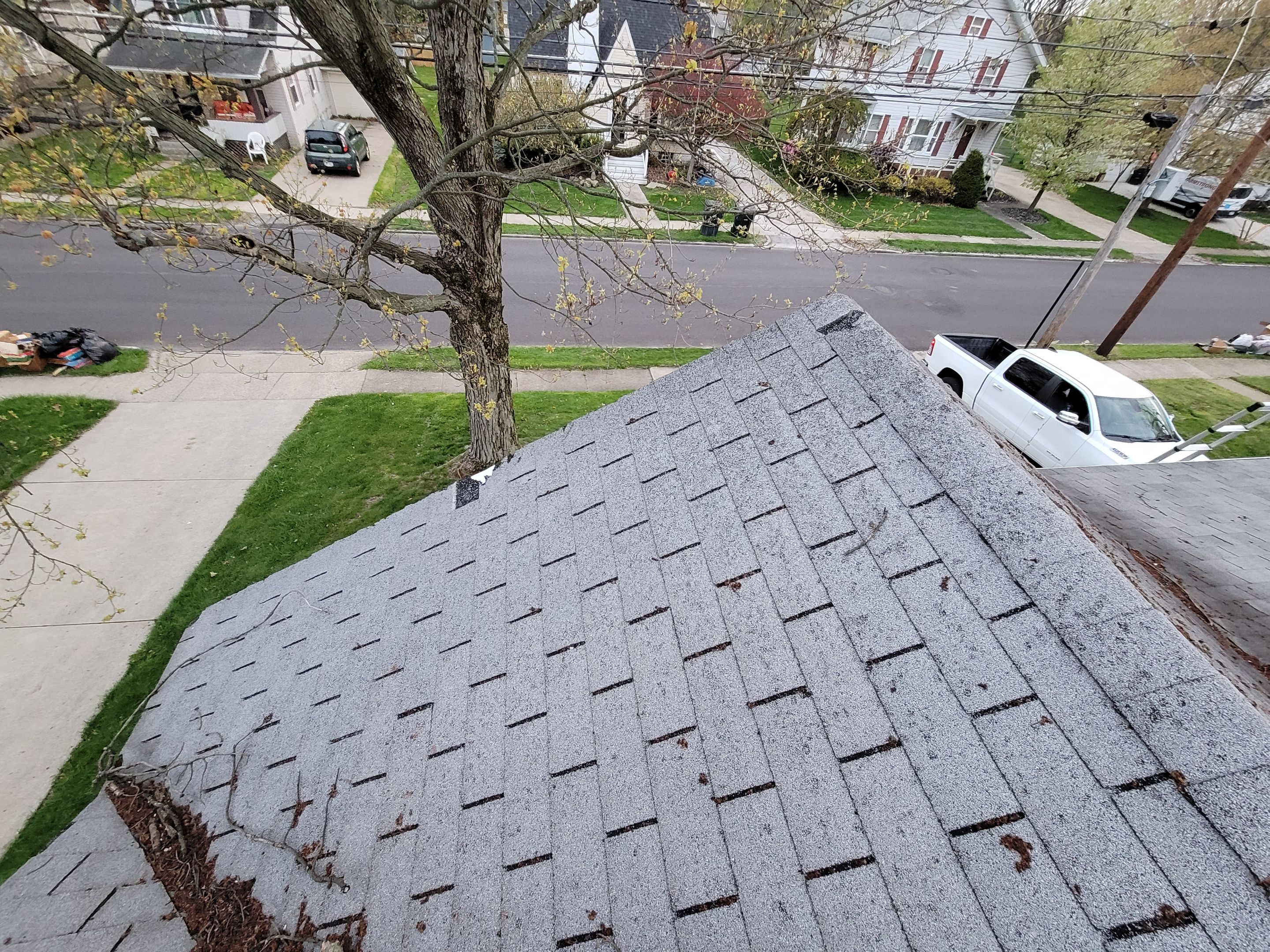 ATLAS PINNACLE SCOTCHGARD COLOR: PEWTER DRIP EDGE: BLACK by Eagle Eye Roofing