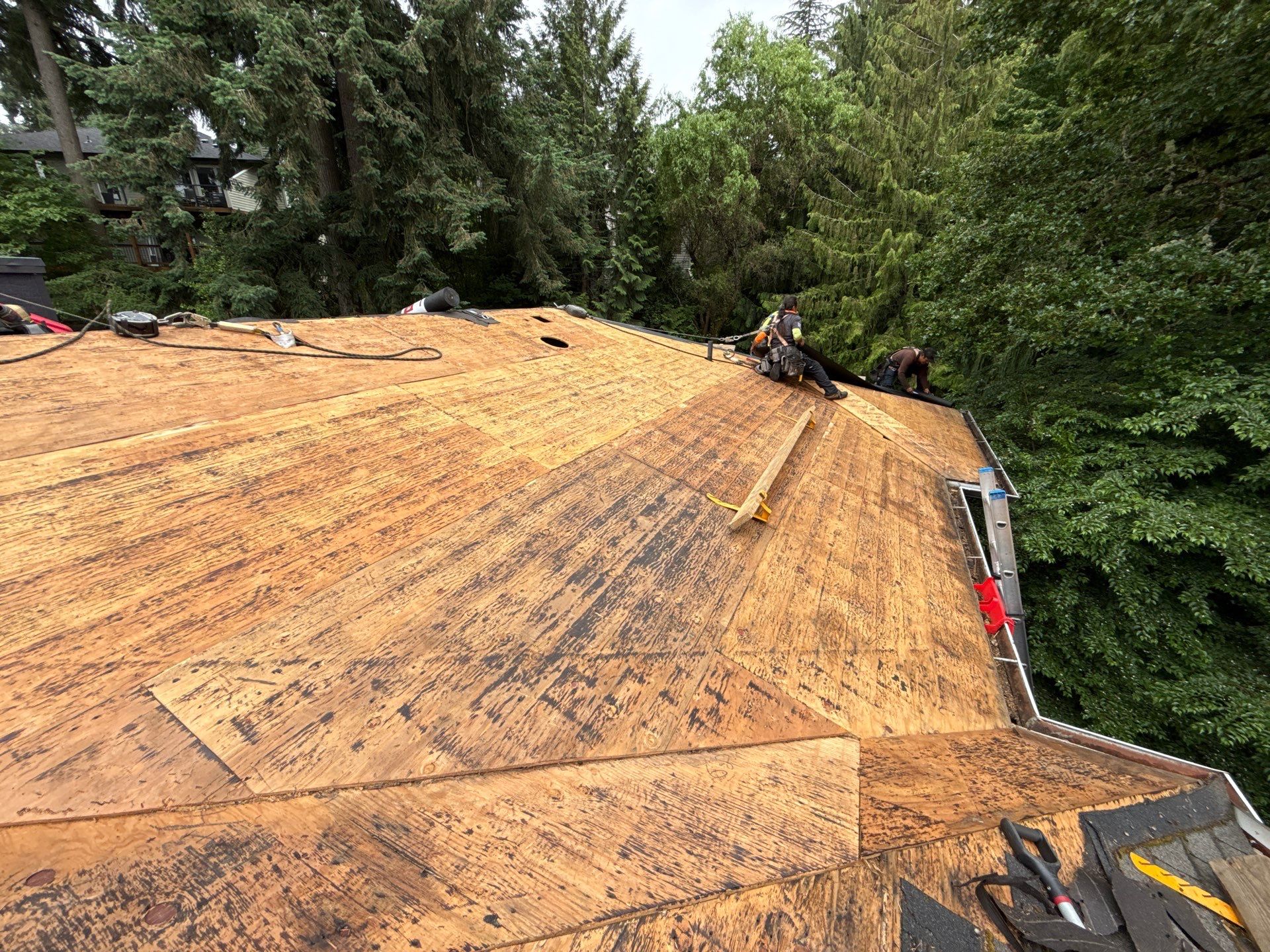 Project in West linn by Tom Leach Roofing