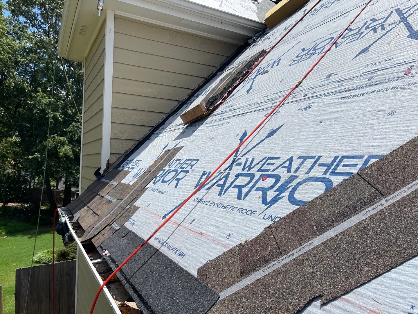 Residential Roofing Installation using Owens Corning by Inspector Roofing and Restoration