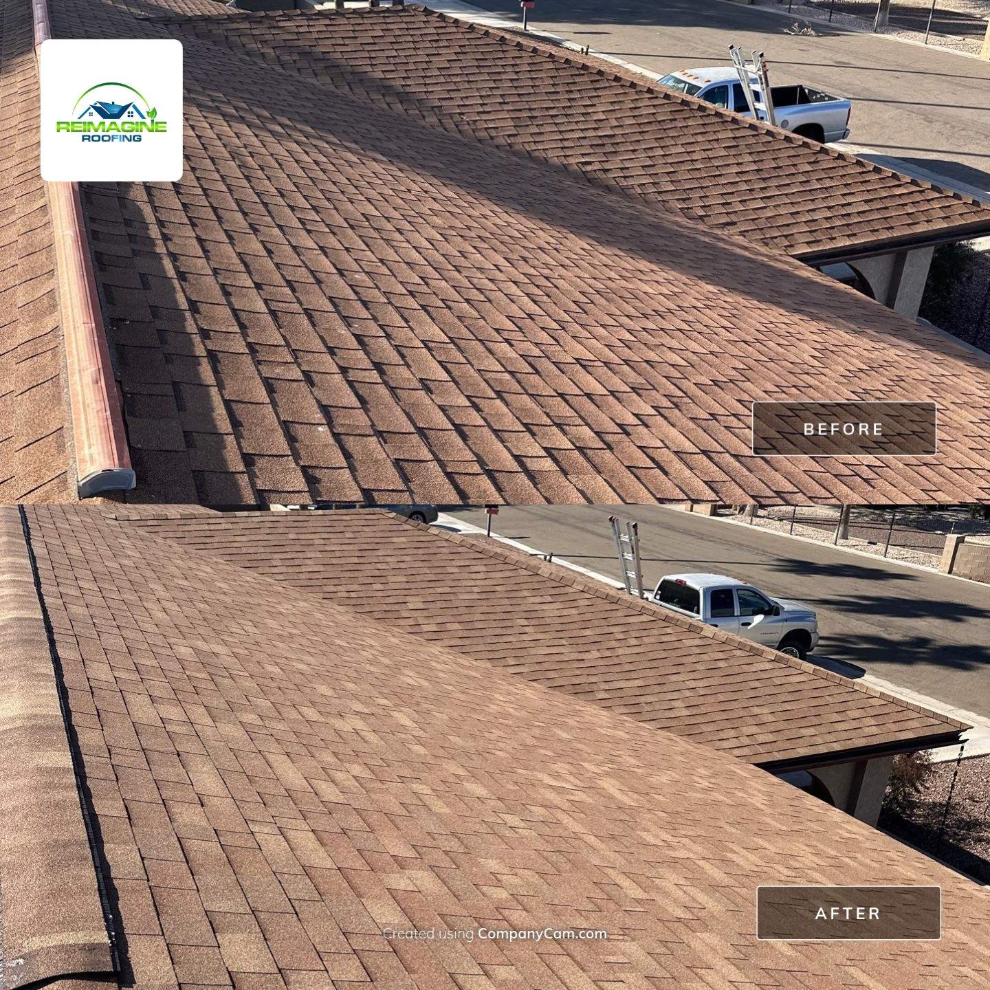 Desert Tan Shingles by Reimagine Roofing