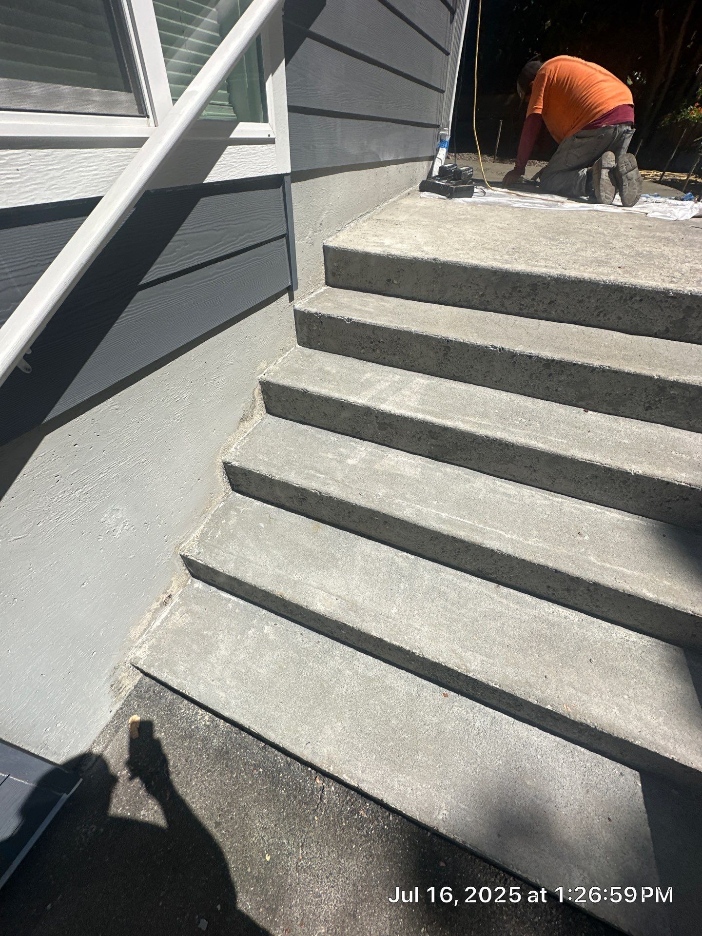 Epoxy Stairs & Sealcoat Driveway Application by Jireh Asphalt & Concrete Inc 