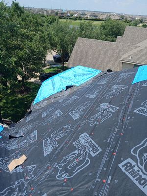 Residential Roofing Installation using Owen's Corning Duration (Lifetime) Shingles