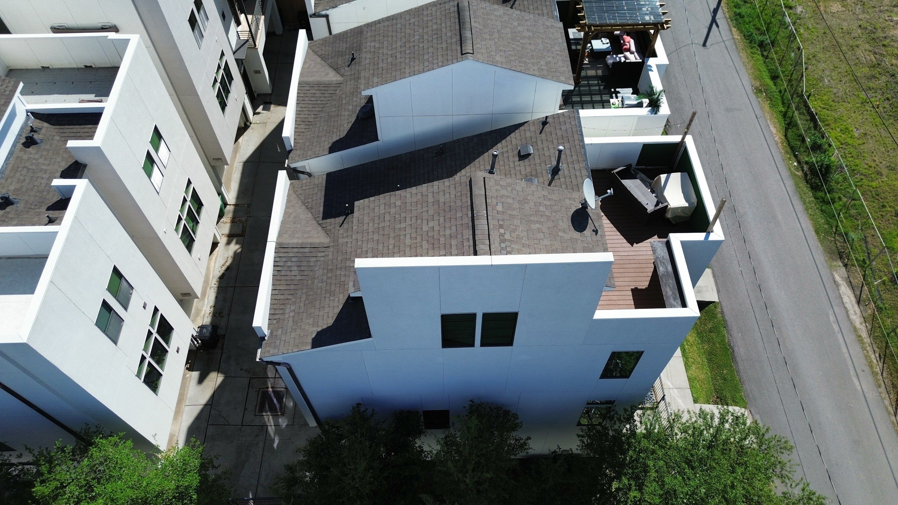 Townhome Roof Replacement by Houston Roofing & Construction