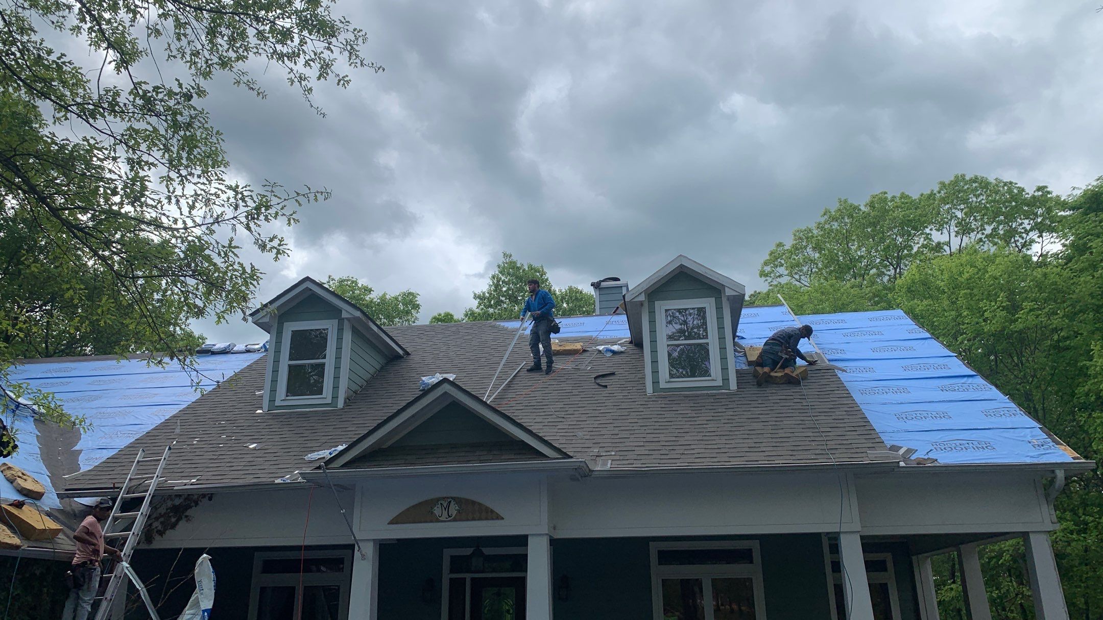 Residential Shingle Reroof using Malarkey Vista by Hostetler Roofing