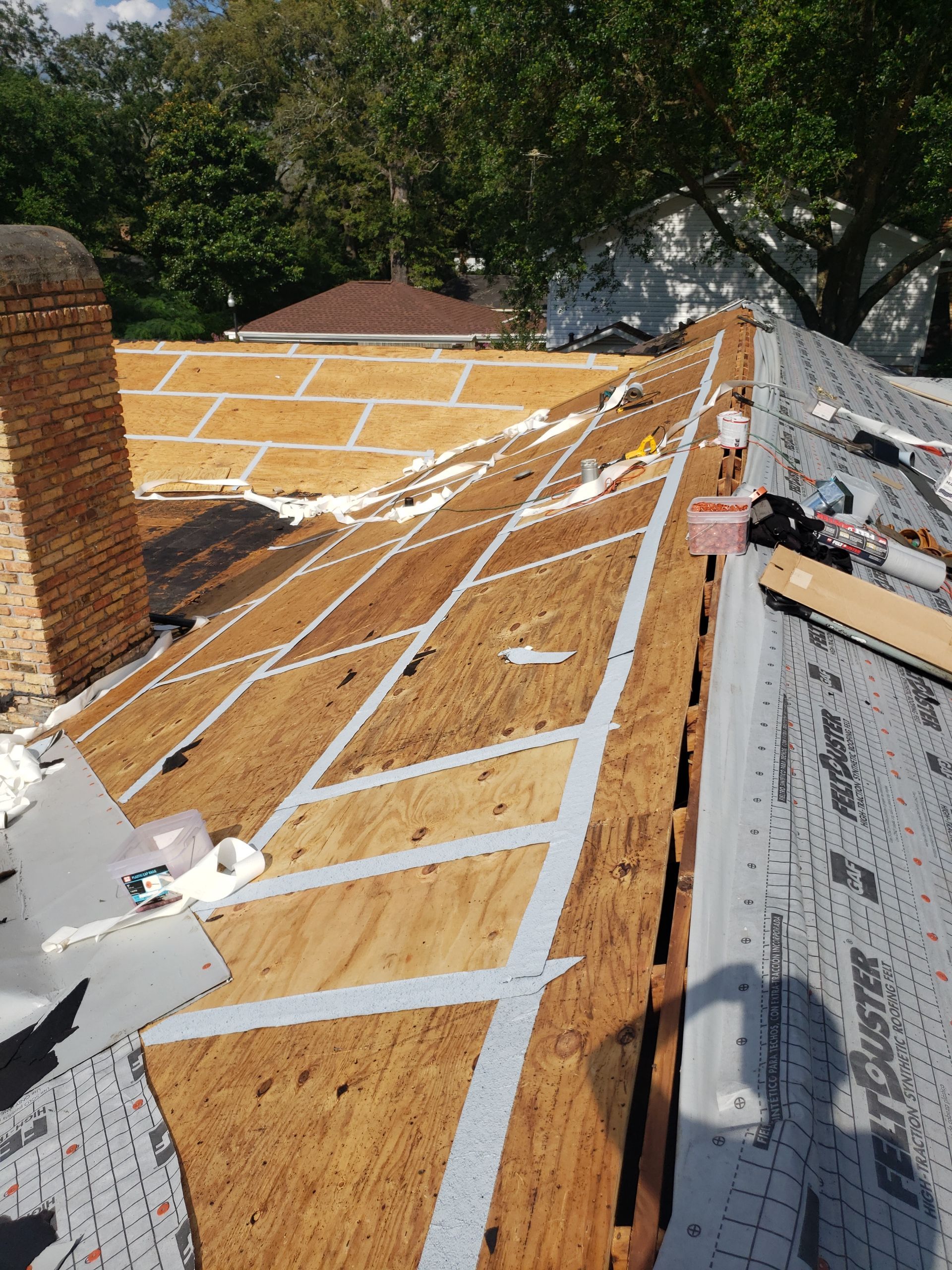 Residential Roofing Installation using Roof Replacement by American Roofing & Construction LLC