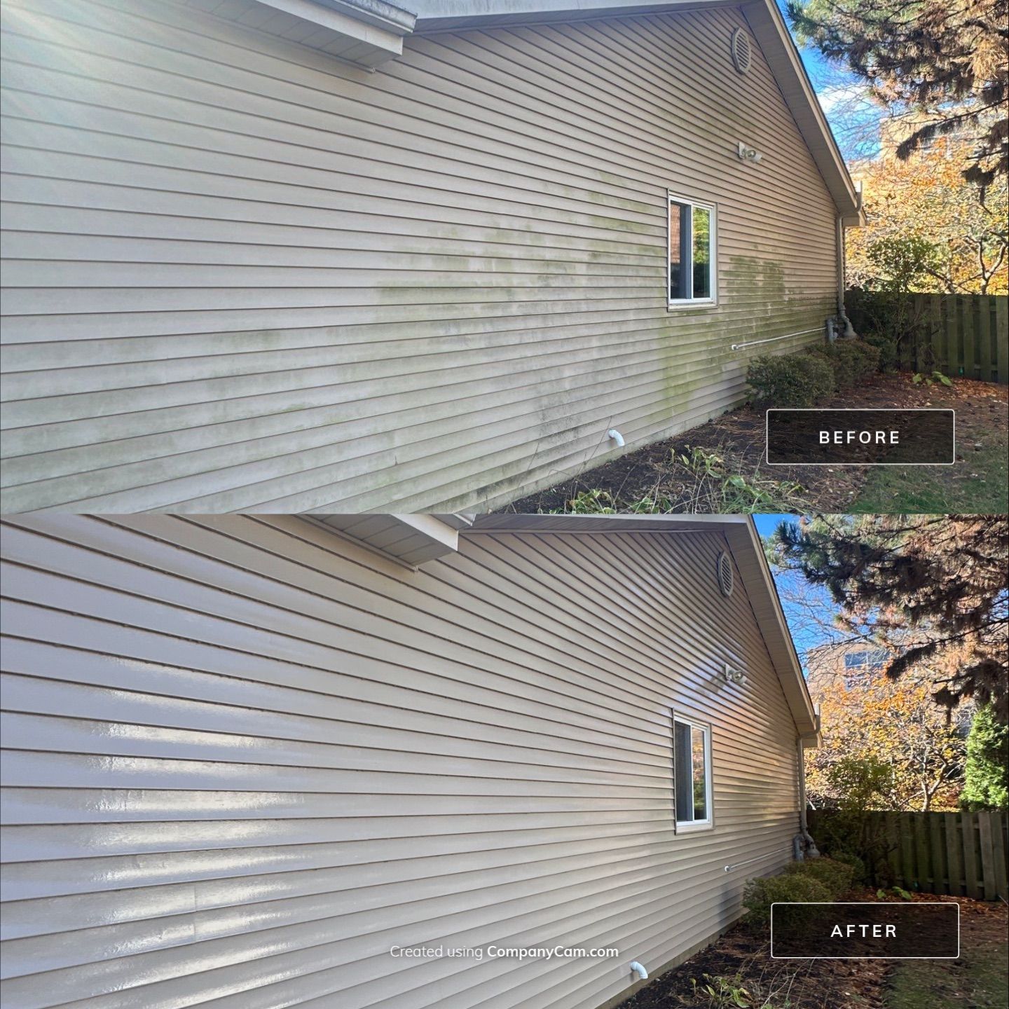 Project in Arlington Heights by Simmons Power & Soft Washing