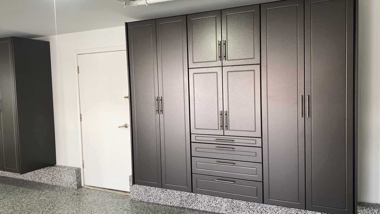 Marlene C. adds storage to her garage! by Banner Garage