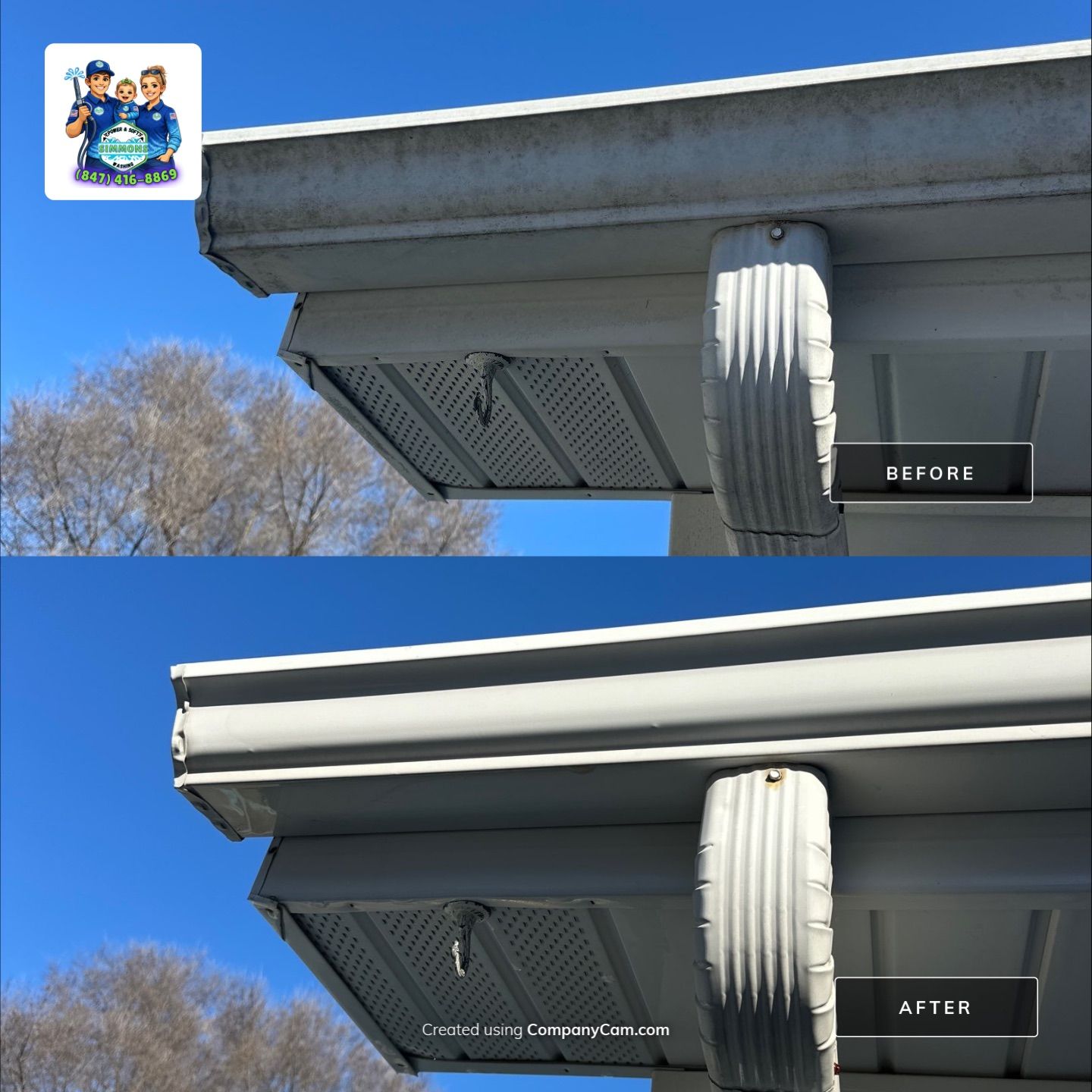 Project in Lindenhurst by Simmons Power & Soft Washing