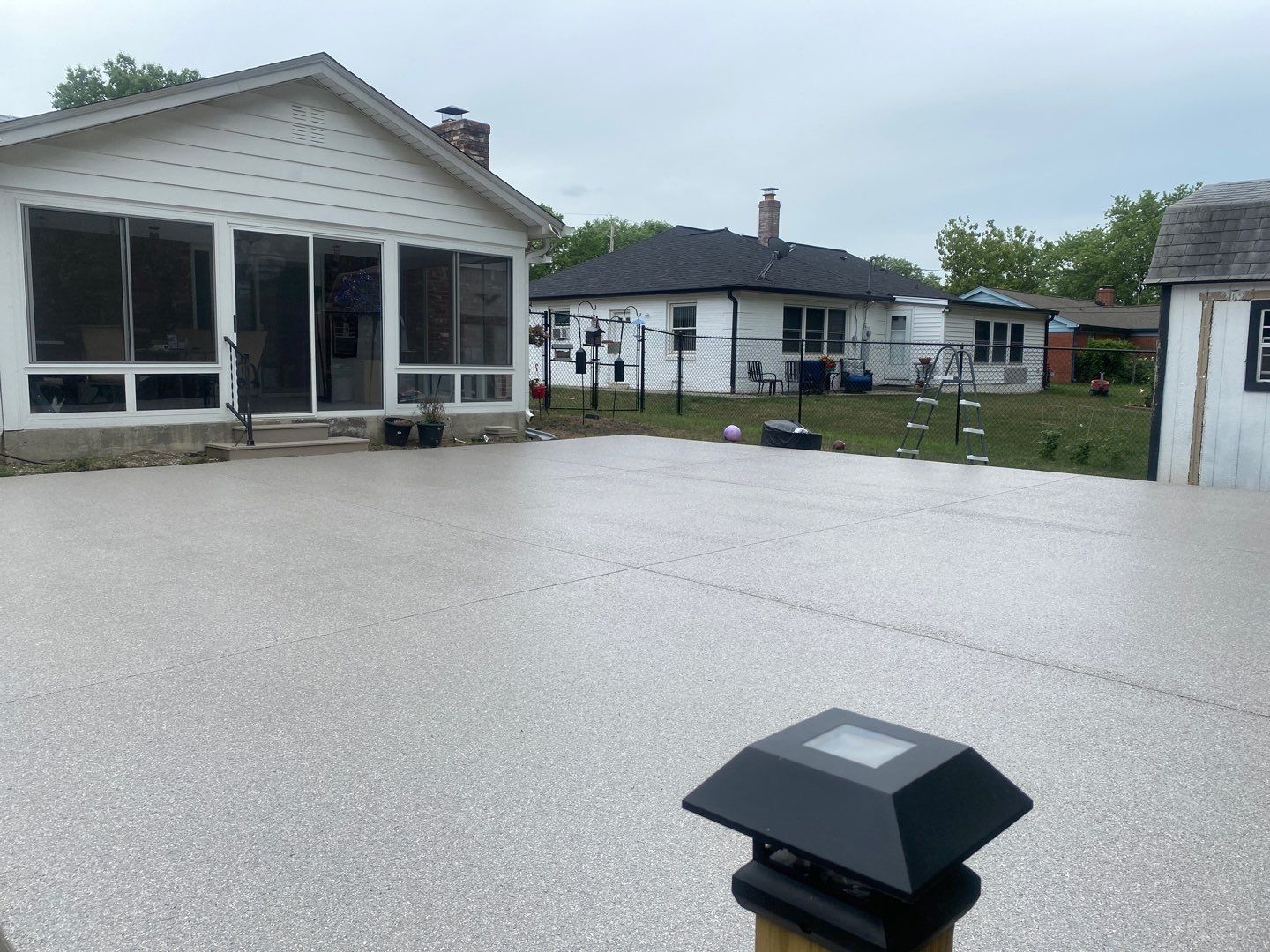 Patio Installation using Fieldstone by Your1DayFloor.com