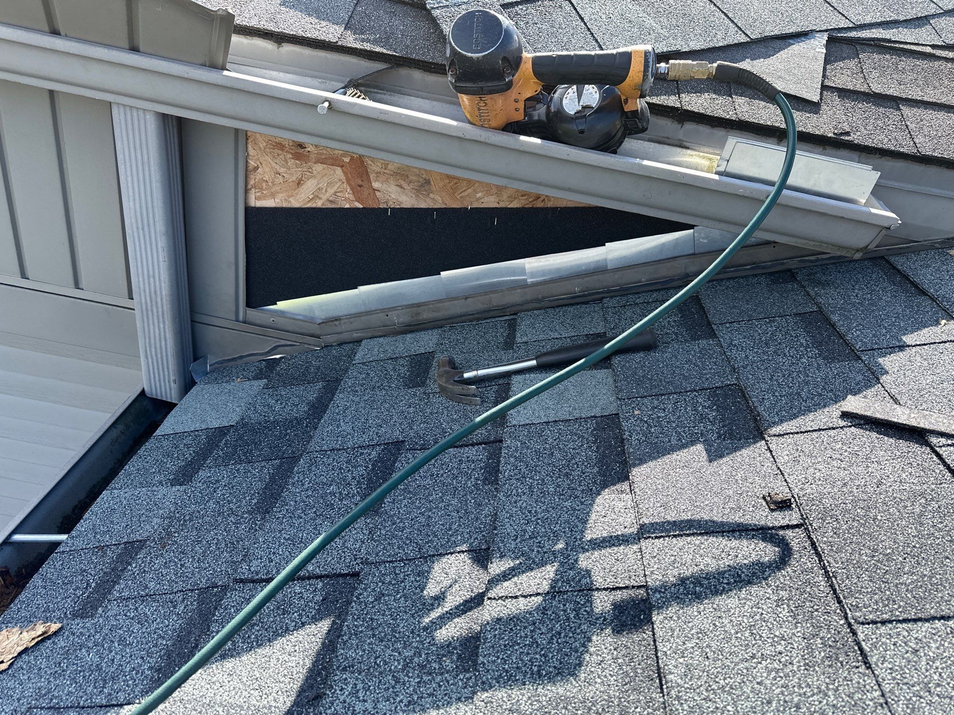 Soffit and Shingle repair  by Gellings Roofing & Siding