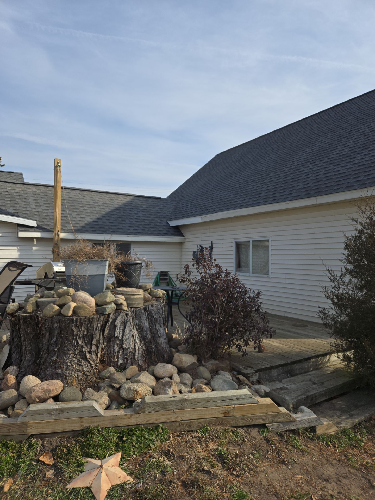 Residential Roofing Installation using GAF TIMBERLINE HDZ Pewter Gray by Avalon Roofing and Exteriors