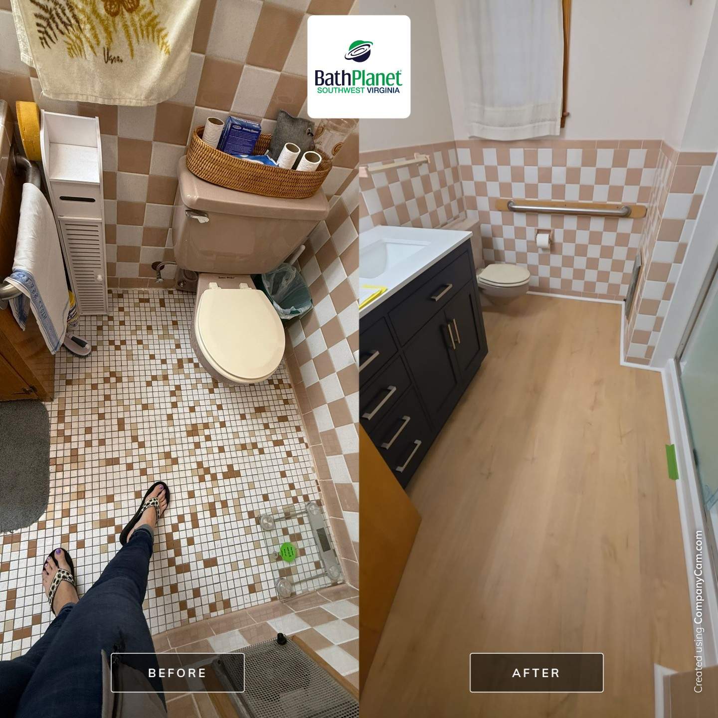 Tub to Shower Remodel by BathPlanet SW Virginia