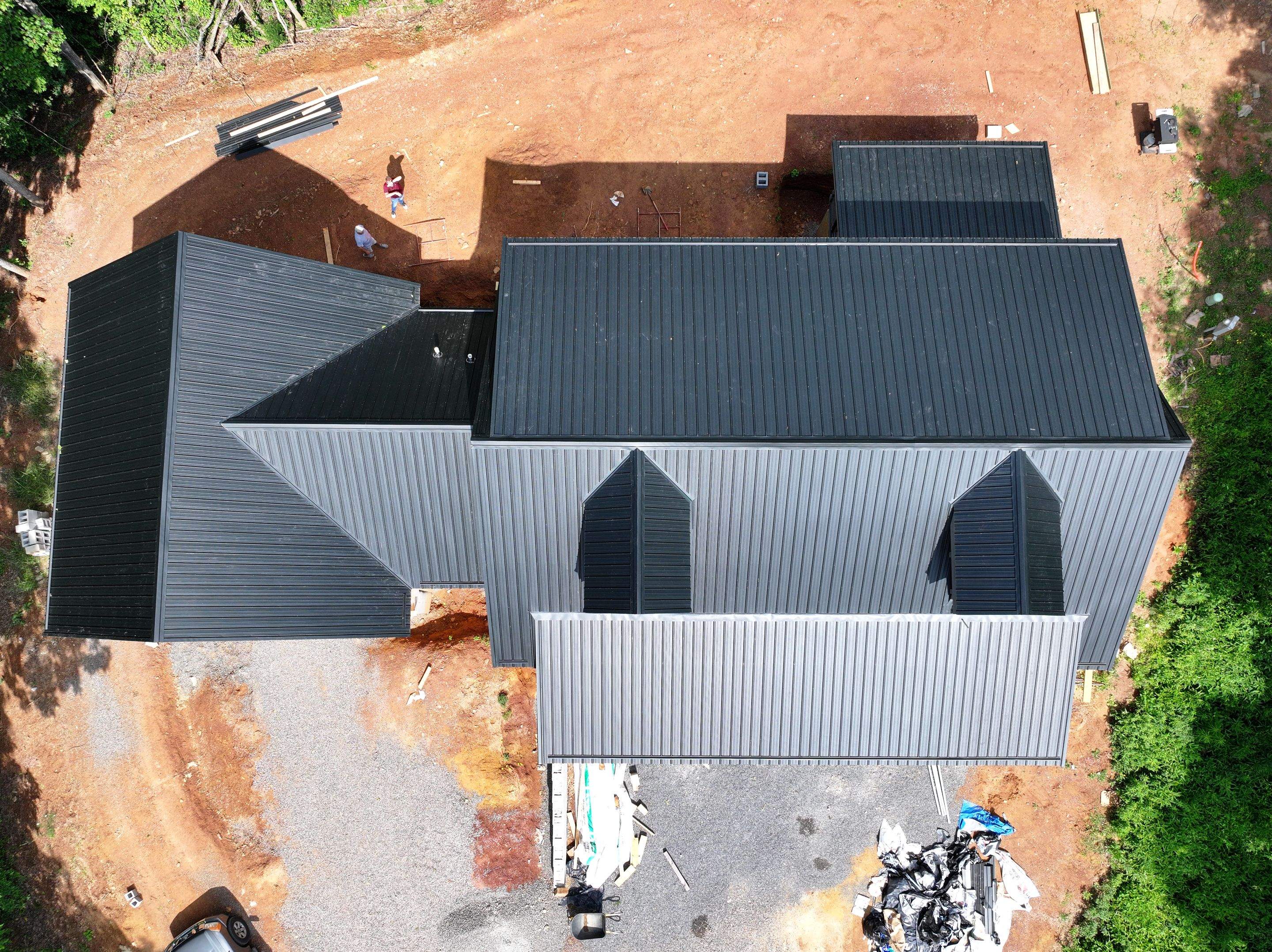 Textured Black AG Panel by Omnia Roofing