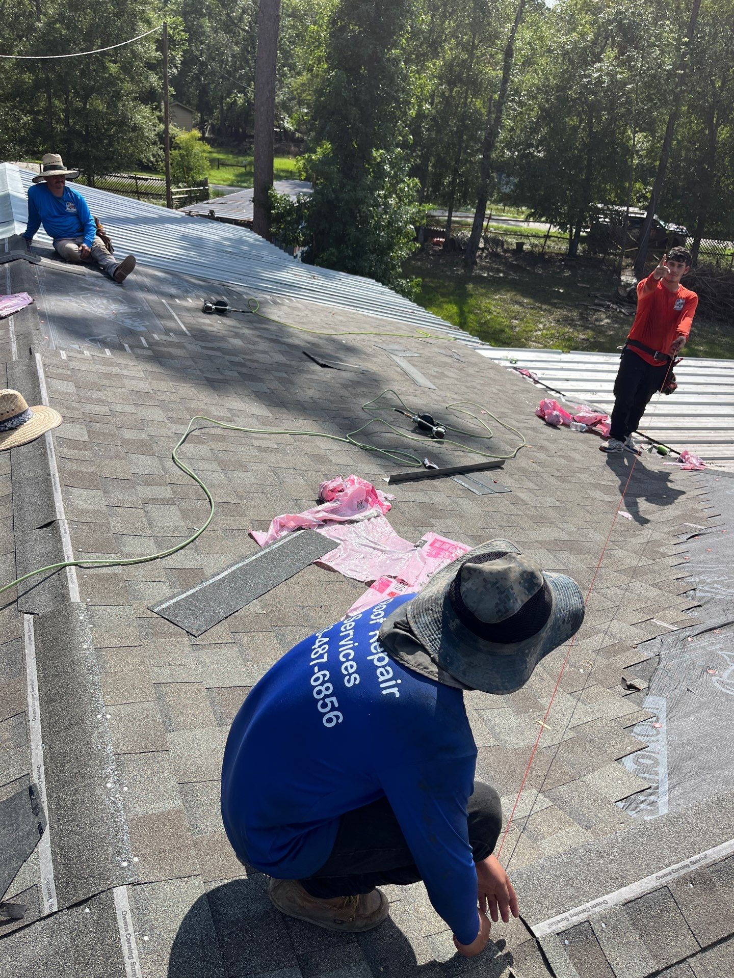 Residential Roofing Installation using Owen's Corning Duration (Lifetime) Shingles by Roof Repair Company