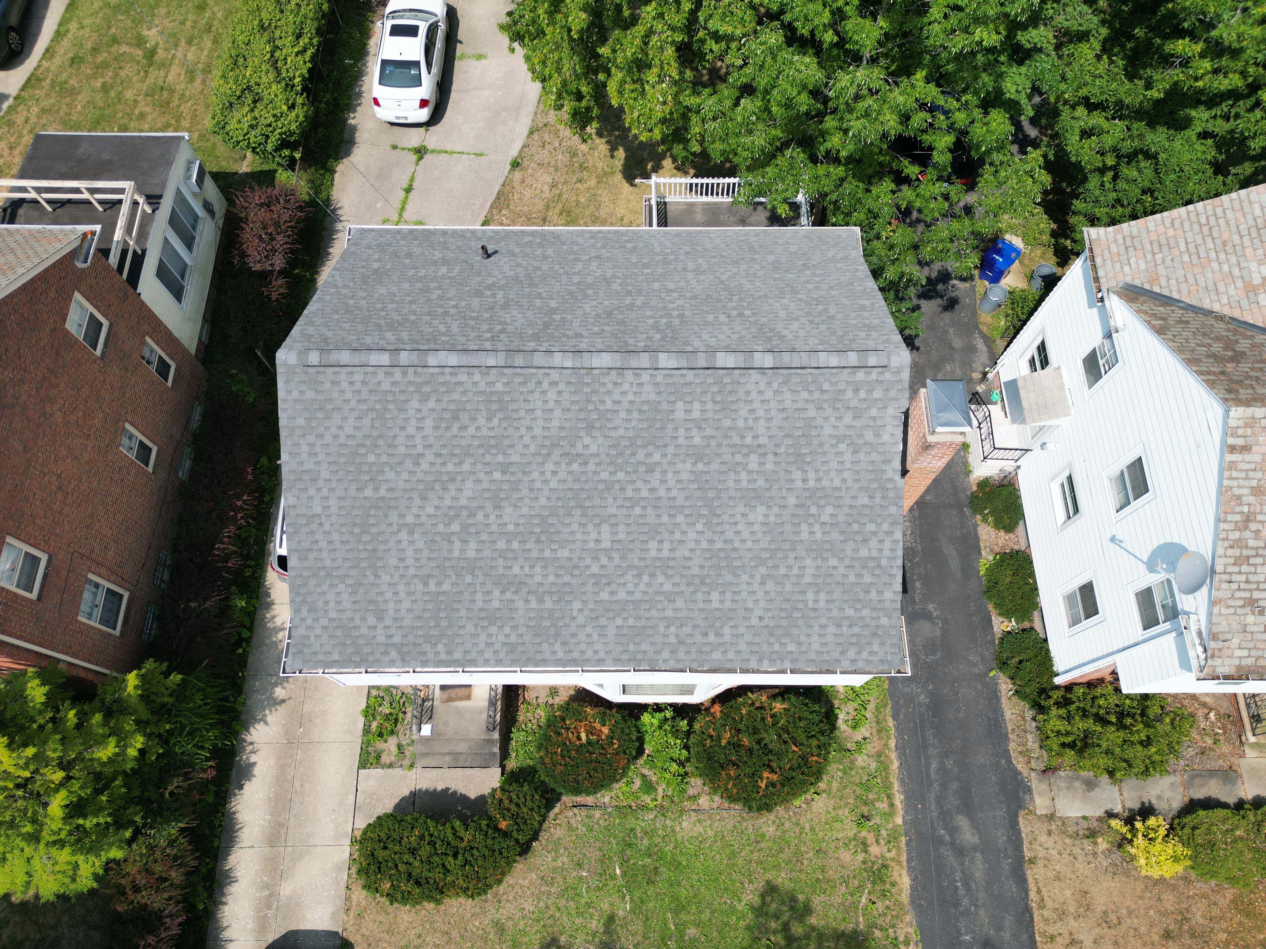 University heights small roof replacement by Atlas Roofing & Restoration