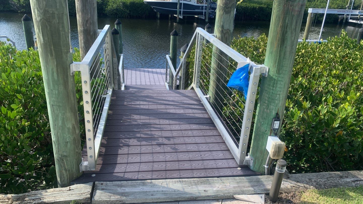 Bradenton, FL  Custom Boat Dock Gate by Asap fence and gates, LLC