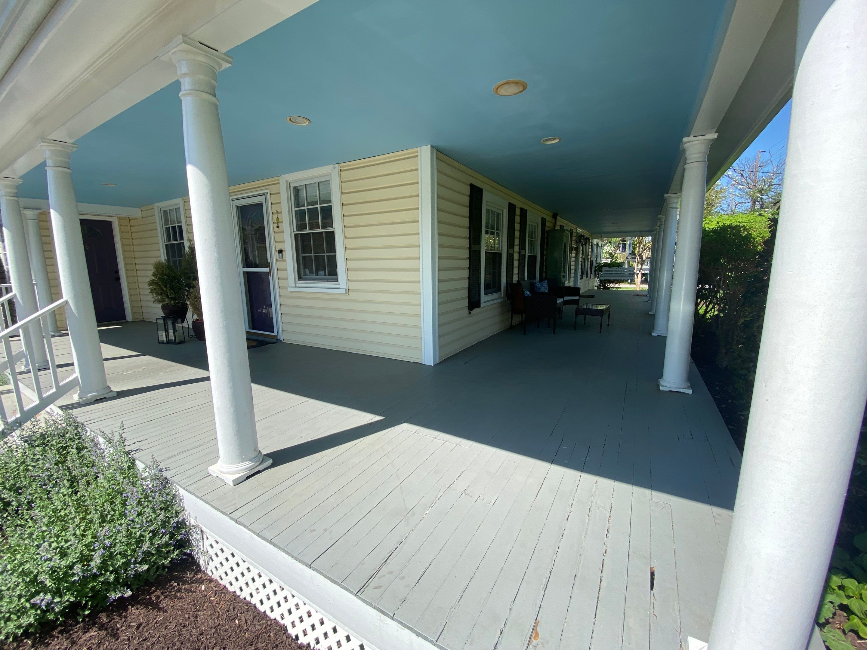 Front Porch Transformation using Timbertech Decking by The Smet Companies, LLC