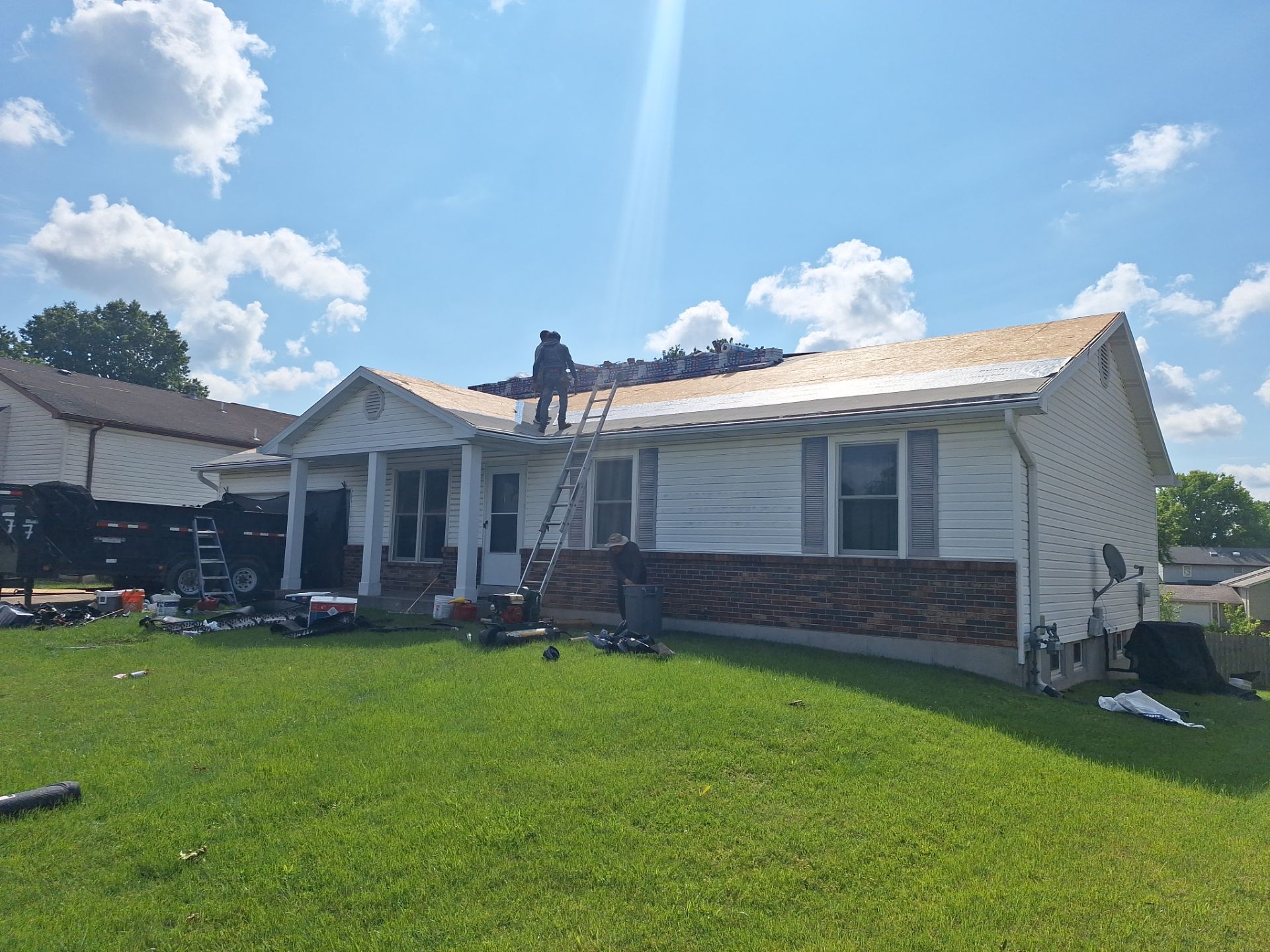 Roof Replacement in St. Peters, MO by Midwest Construction Group LLC