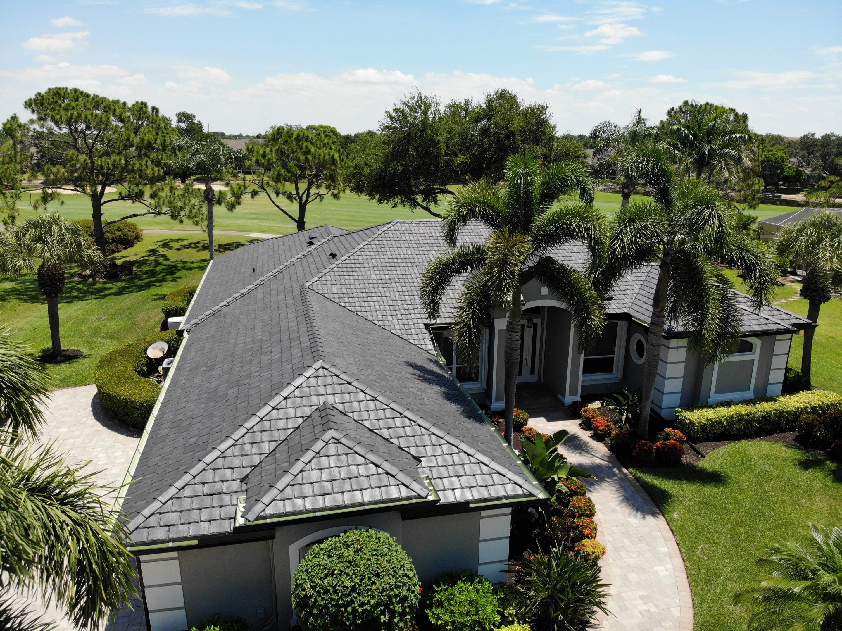 Residential Roofing with Brava Composite Slate by International Roofing