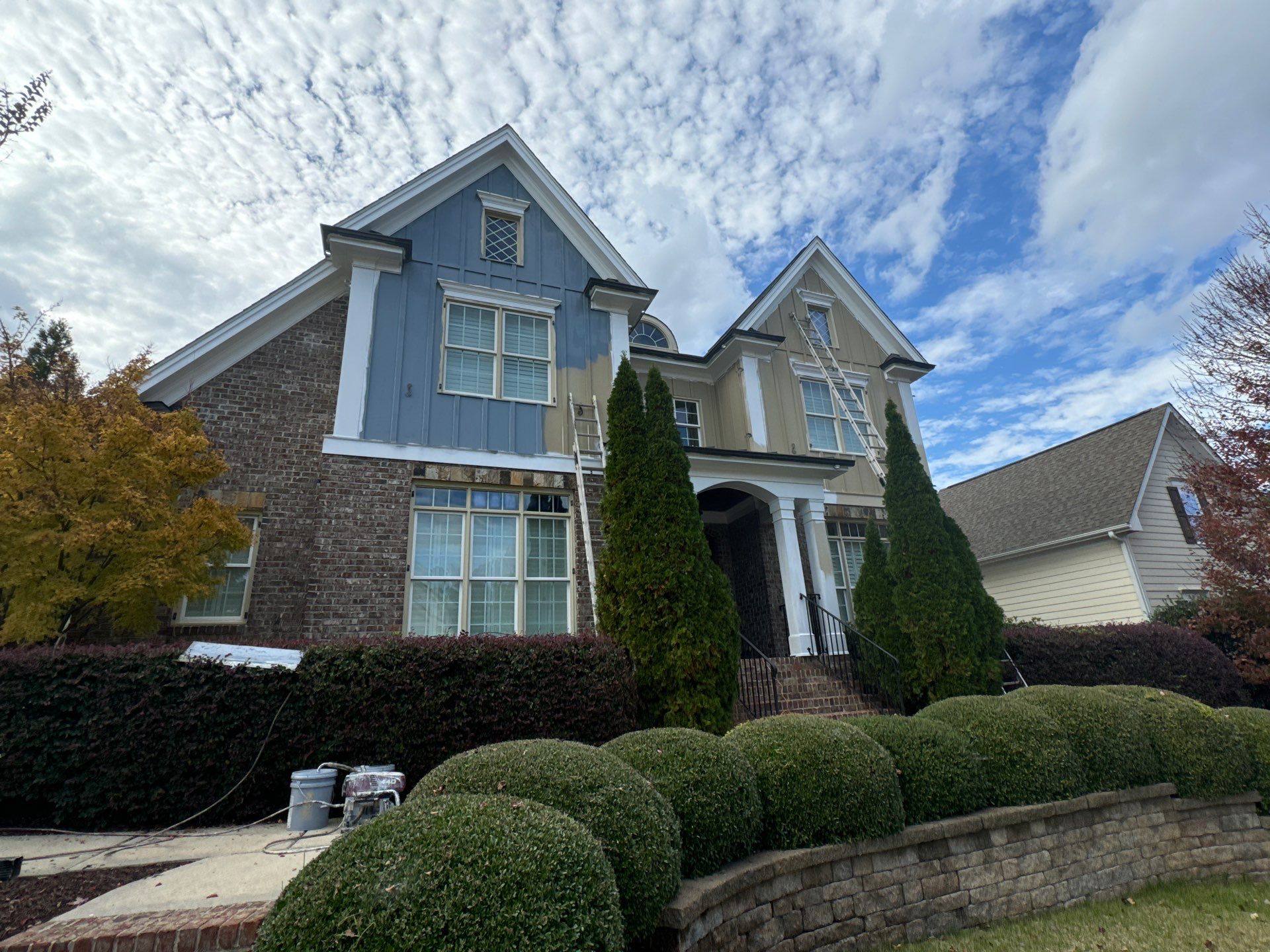 Exterior Painting Cary NC (Victoria B.) by GonzalezPainters & Contractors Inc 