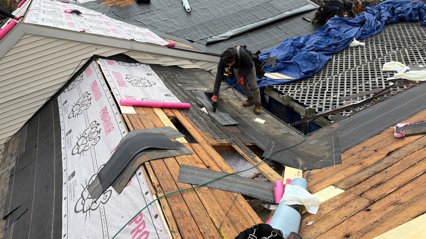 Roof Replacement using Owens Corning Aged Copper by 180 Contractors