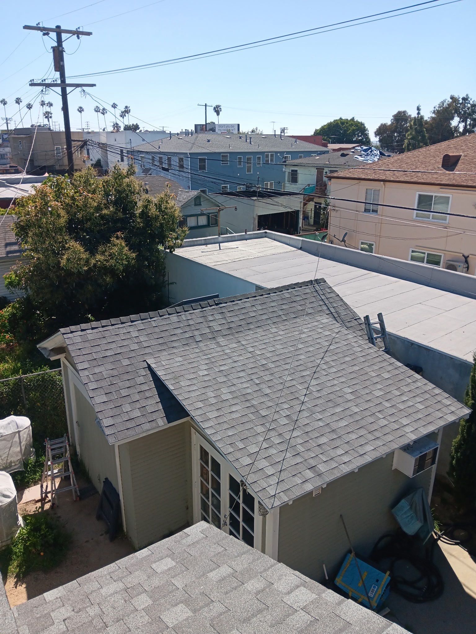 Residential project in Mid-City Los Angeles by Hull Brothers Roofing