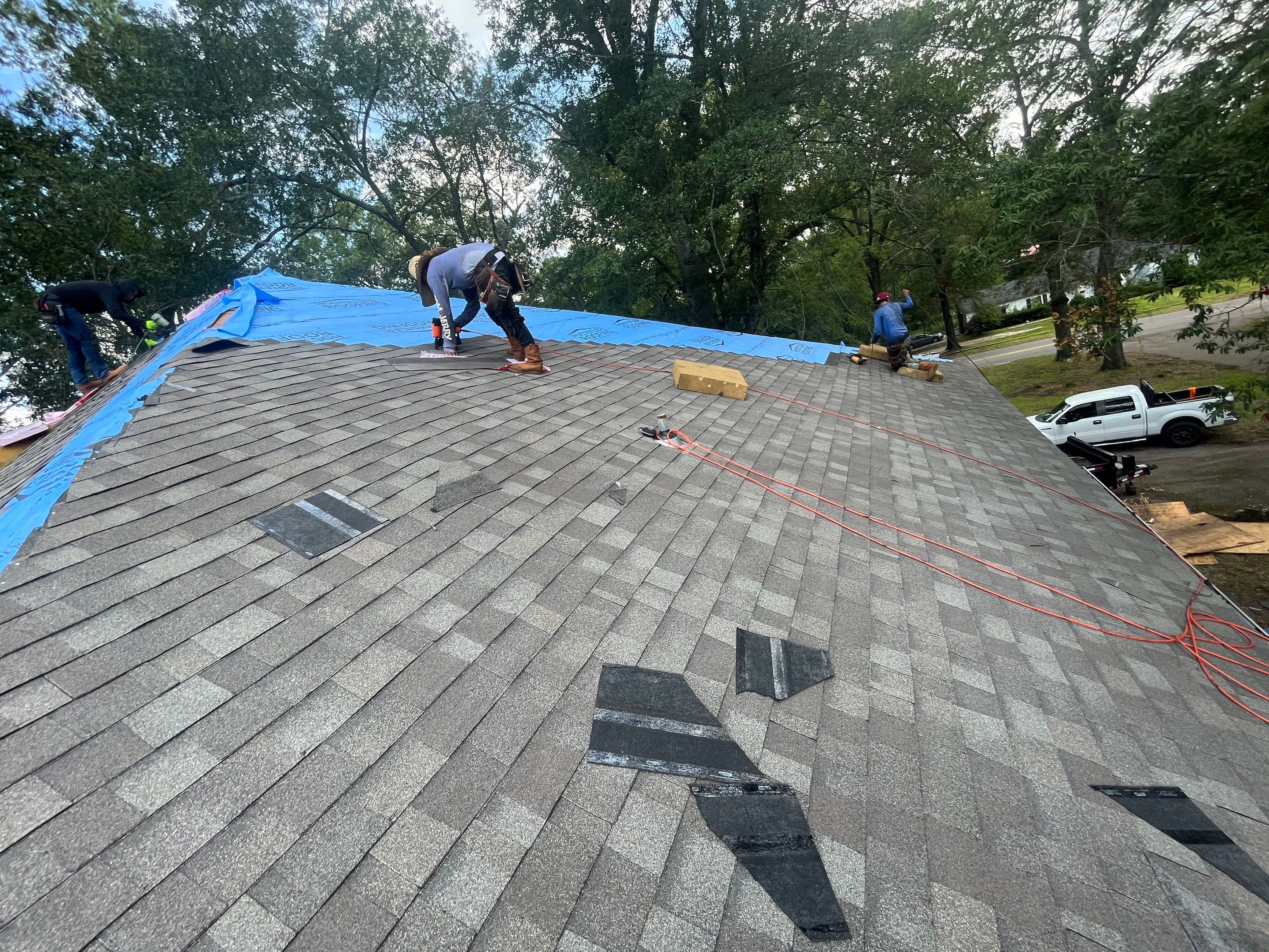 Storm Restoration Reroof: 30 Year Architectural Shingle by Hostetler Roofing