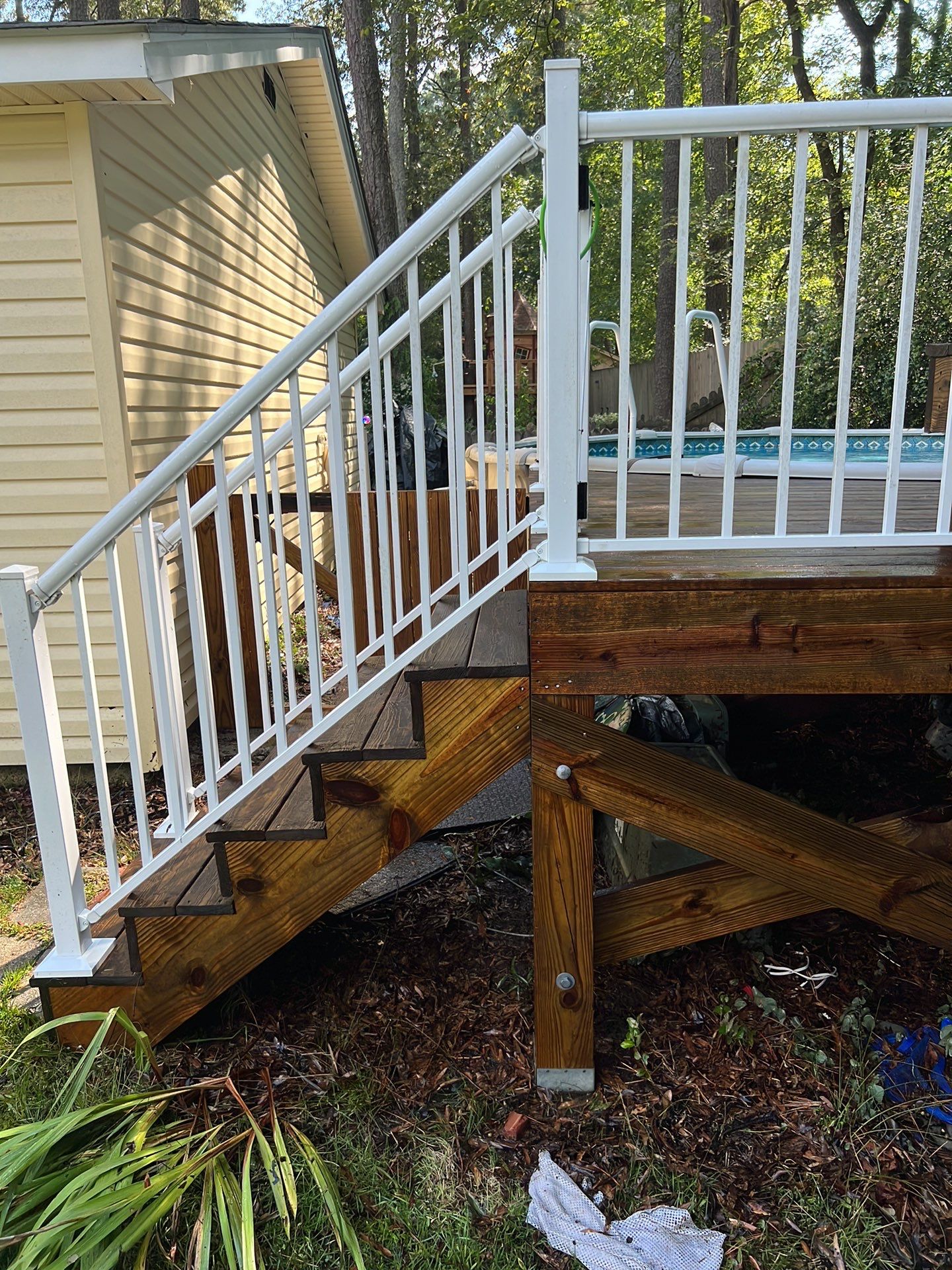 Coated Deck using Wood Sealant by DuraSeal