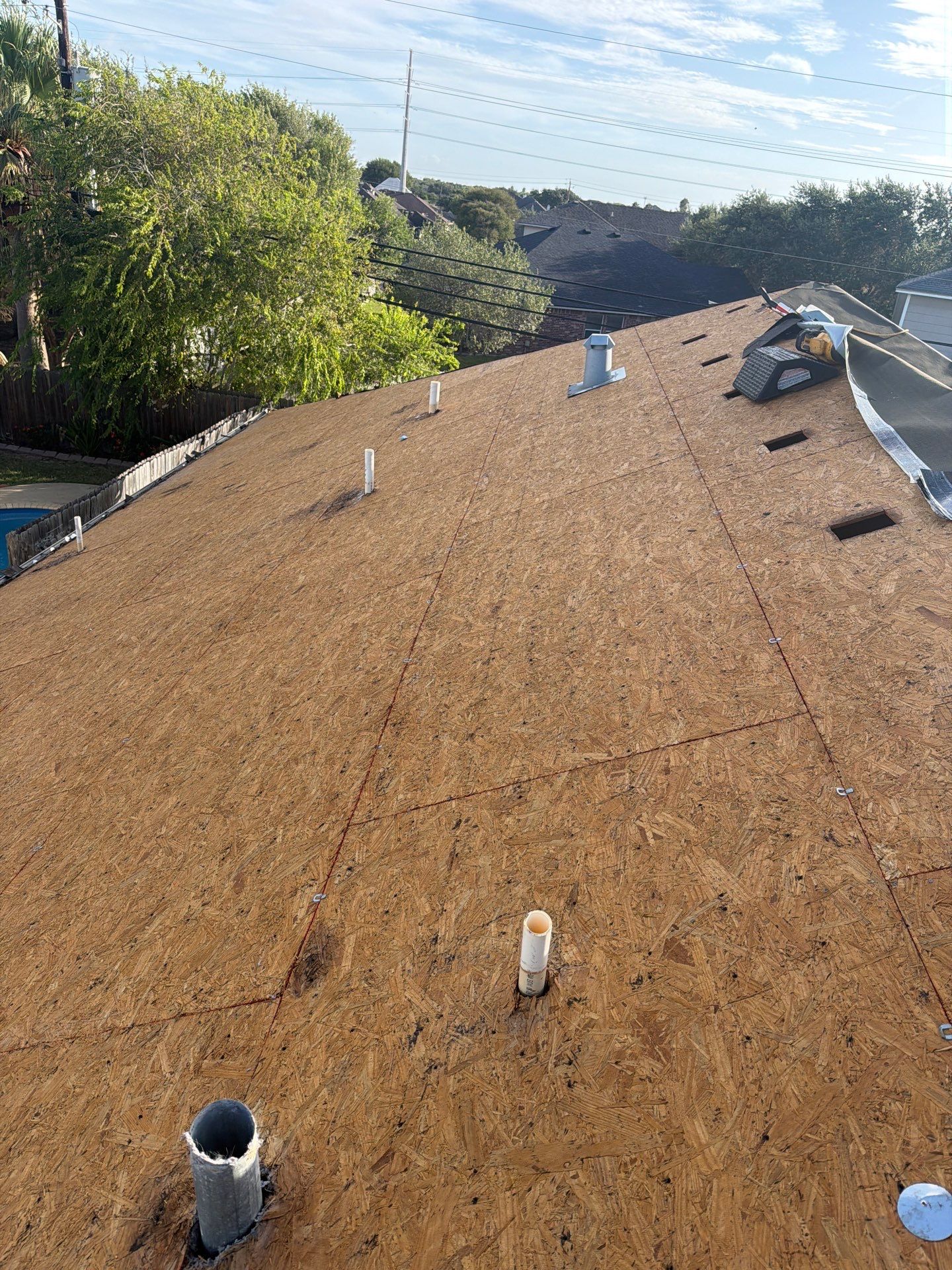 New Roof with better Ventilation  by Bayfront Roofing and Construction