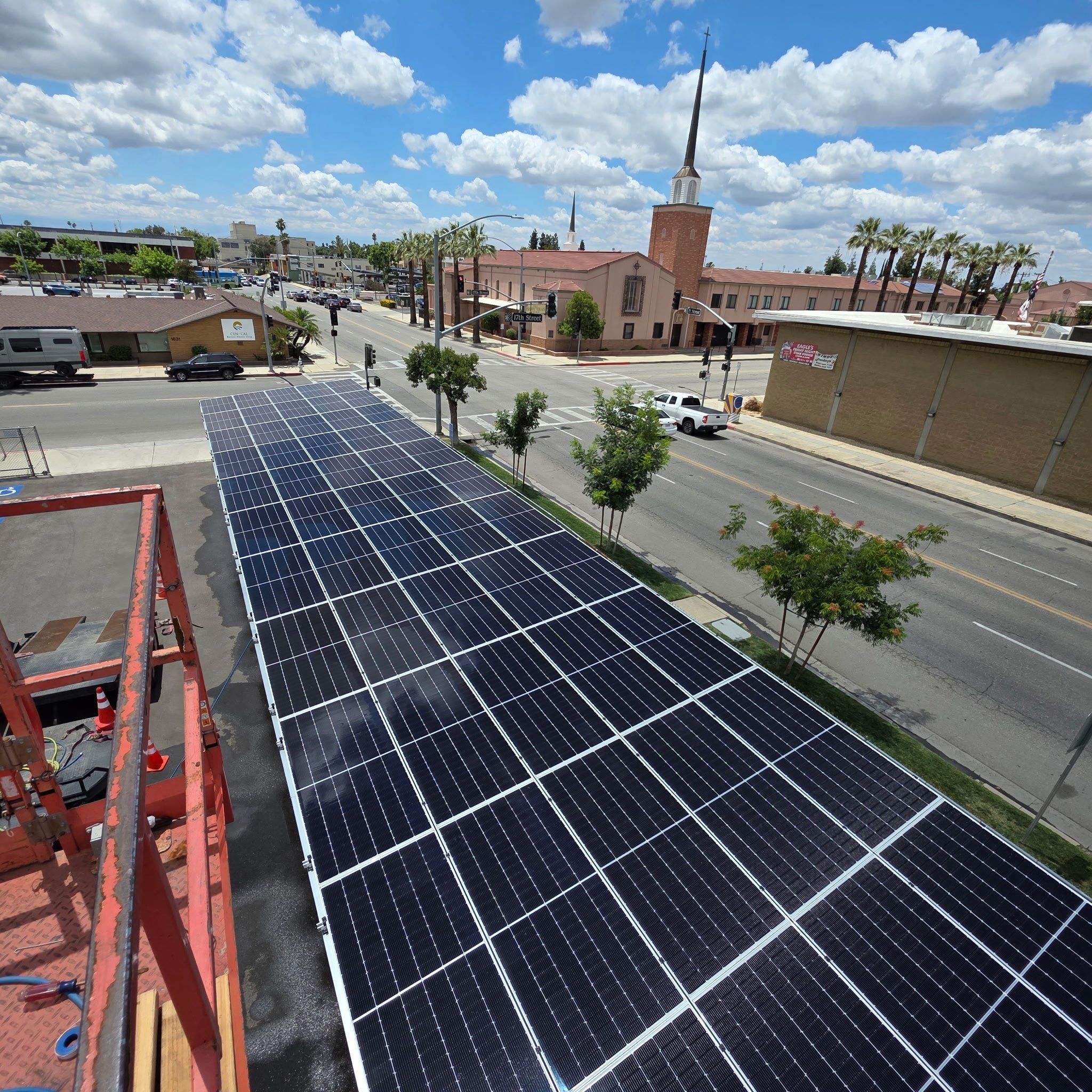 Commercial Solar Panel Cleaning by Palm Coast Solar Cleaning