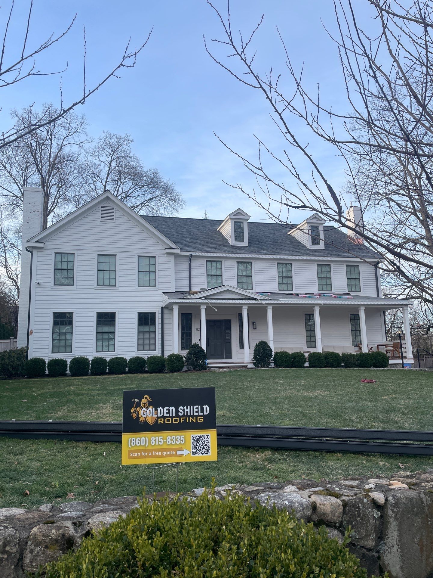 Owens Corning Duration Flex: Estate Gray in Greenwich by Golden Shield Roofing