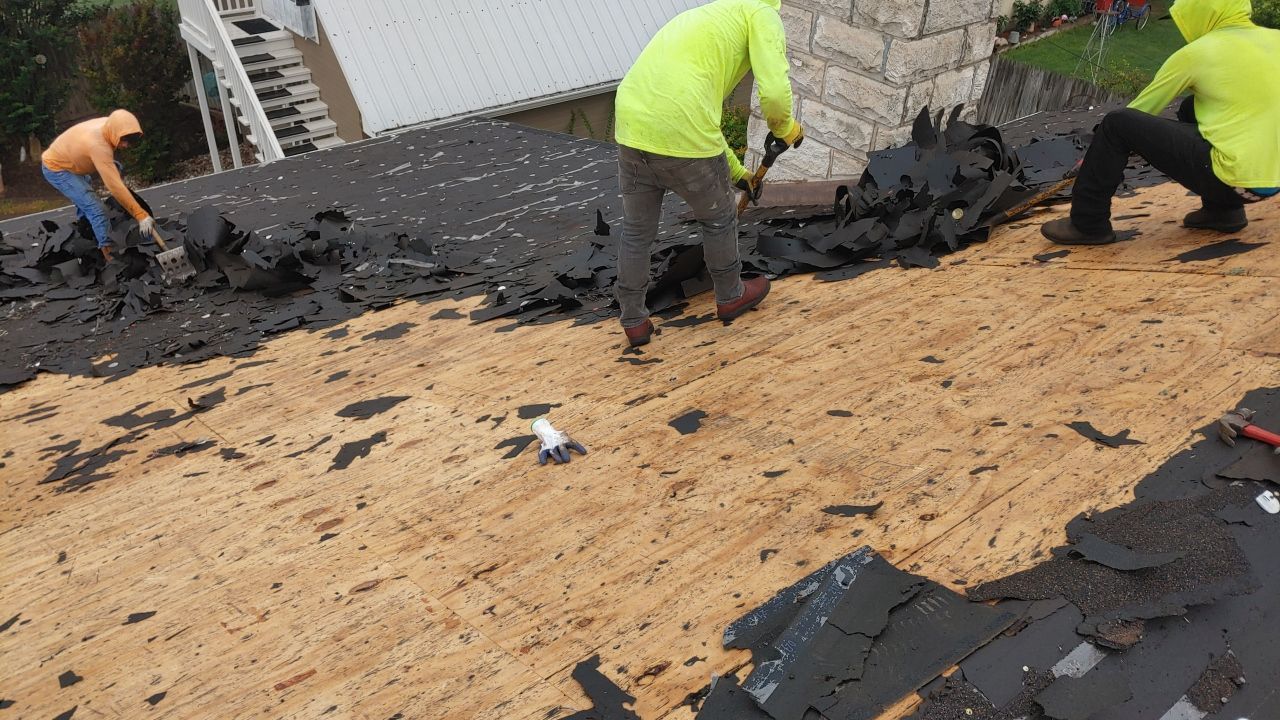 Full Roof Replacement and Hail Damage Restoration in Fredericksburg by Caliber Restoration LLC