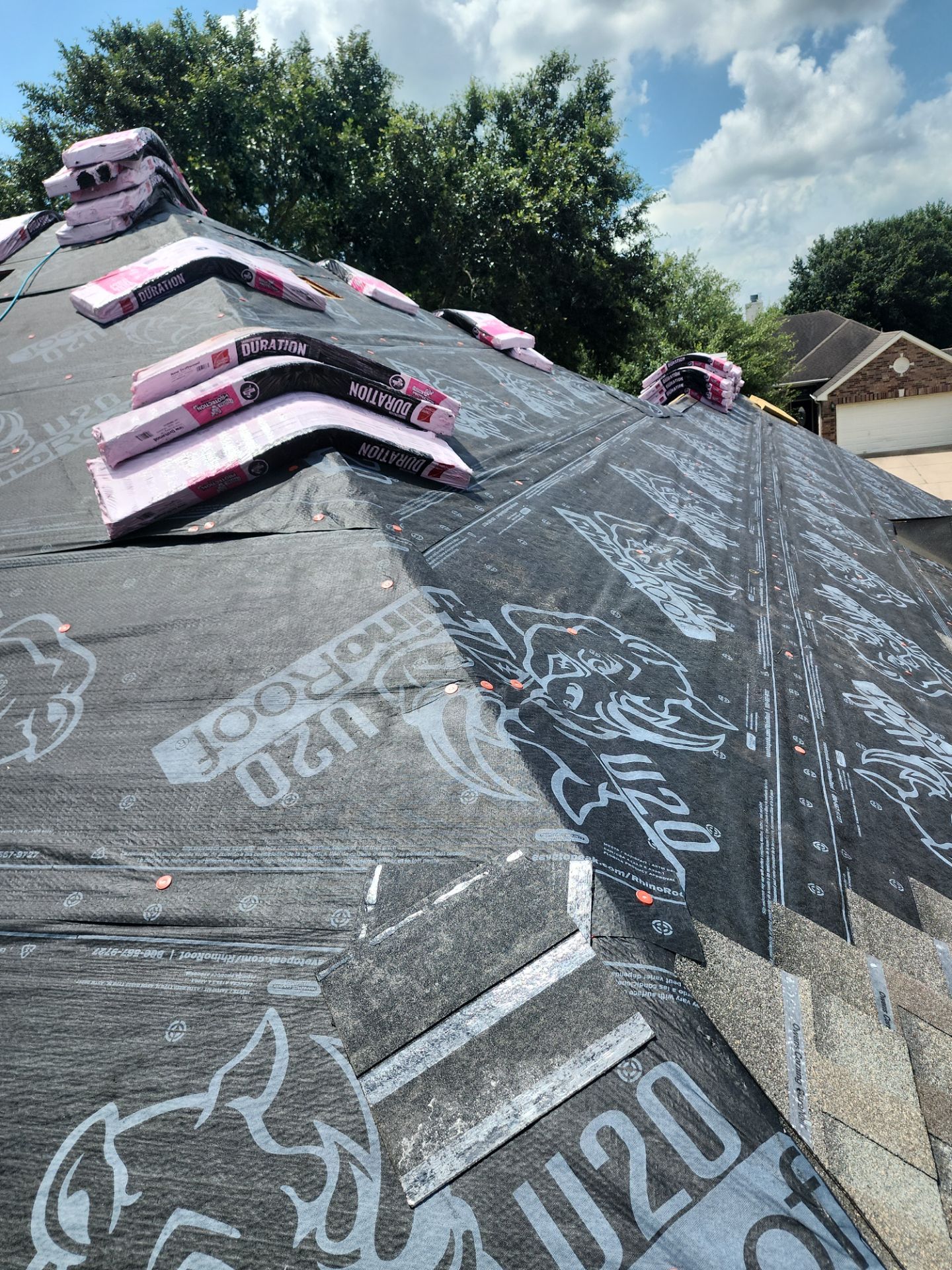 Residential Roofing Repair using Owen's Corning Duration (Lifetime) Shingles by Roof Repair Company