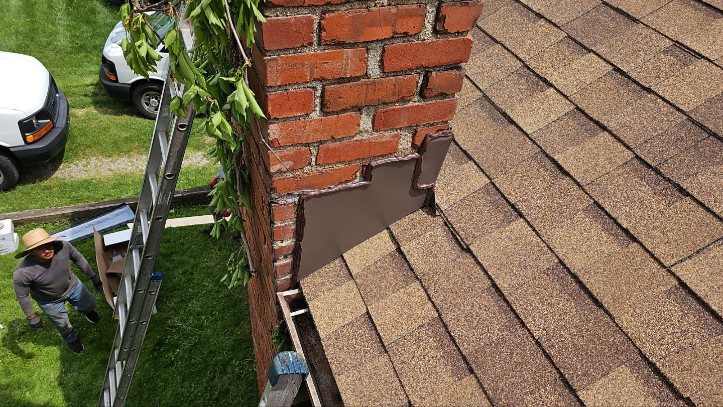 Atlas Pinnacle, Color, Morning Harvest, Drip Edge, Color, Royal Brown by Eagle Eye Roofing