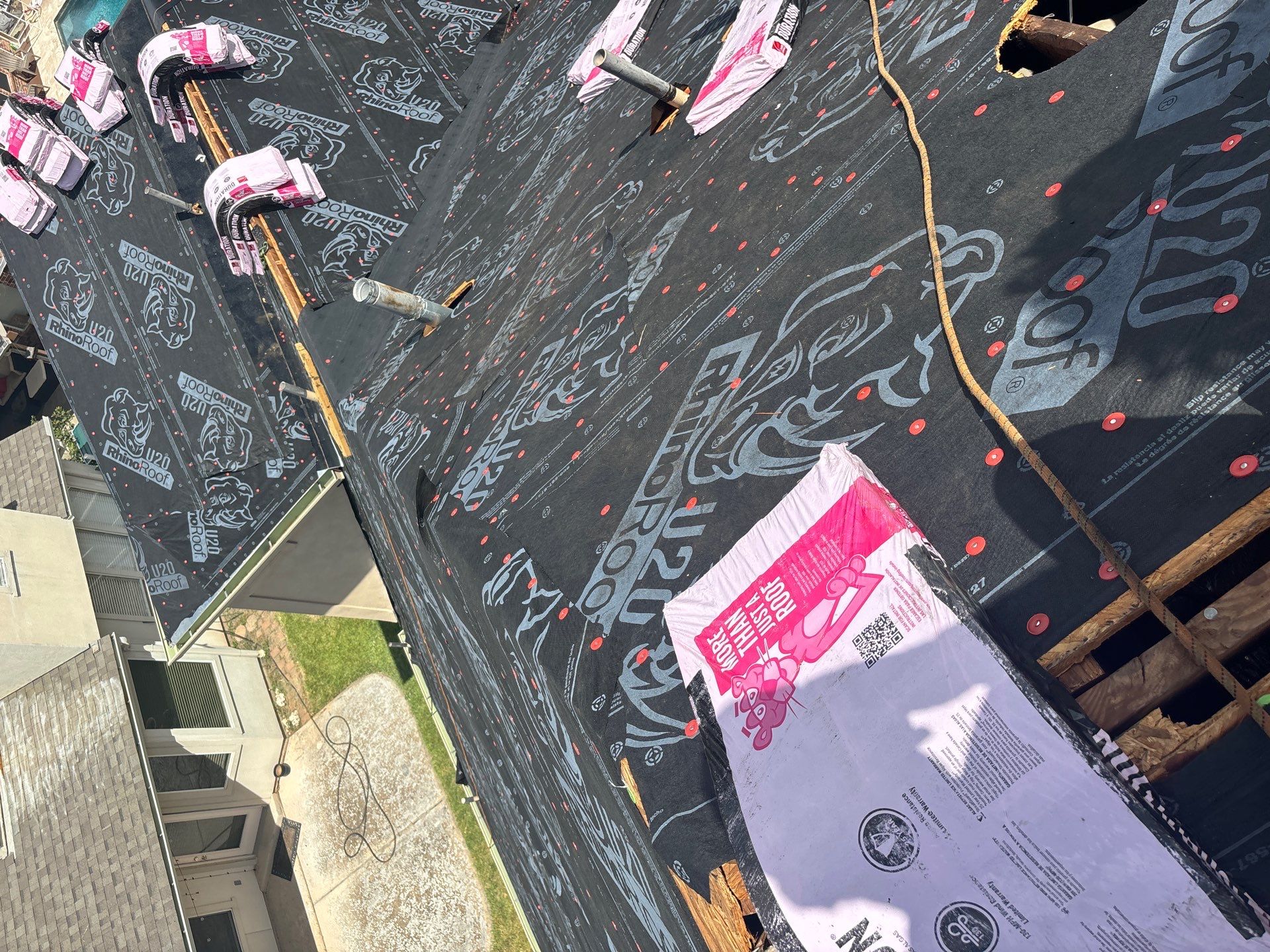 Residential Roofing Installation using Owen's Corning Duration (Lifetime) Shingles by Roof Repair Company